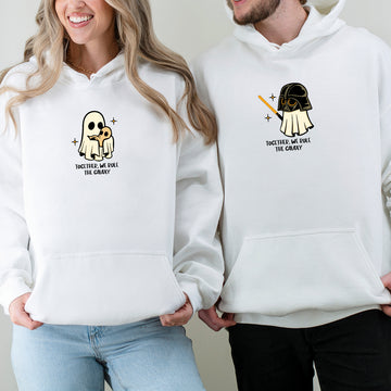 The Force of Love Ghost Matching Hoodies For Couples