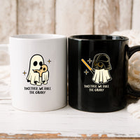 The Force of Love Ghost Matching Mugs For Couples