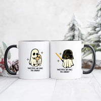 The Force of Love Ghost Matching Mugs For Couples
