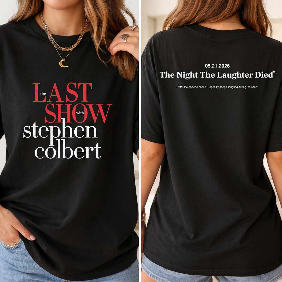 The Last Show 2026 Graphic T-Shirt – Late Night Comedy Fan Tee