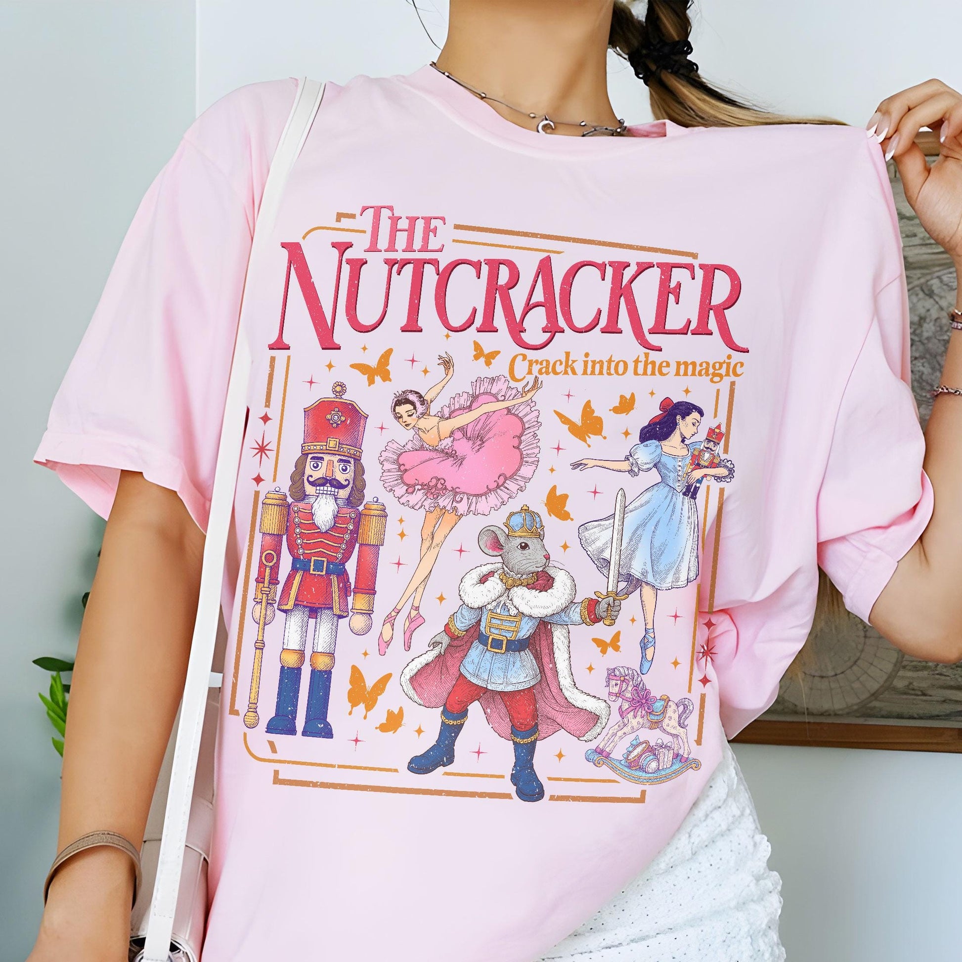 Nutcracker Ballet Christmas Sweatshirt – Retro Nutcracker Tee, Sugar Plum Fairy Shirt, Ballet Lover Gift