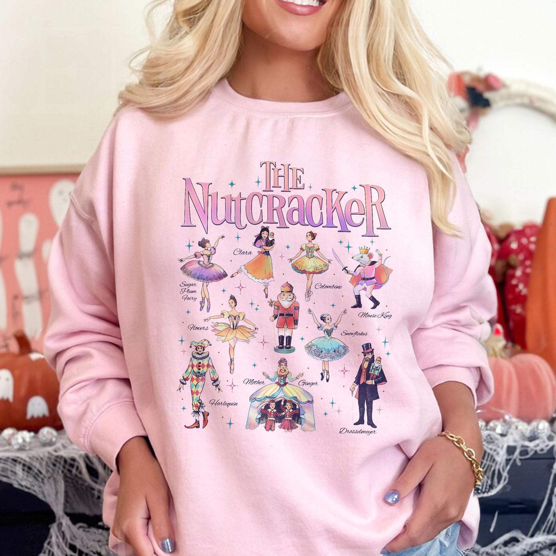 Nutcracker Ballet Christmas Sweatshirt – Holiday Nutcracker Crewneck for Women