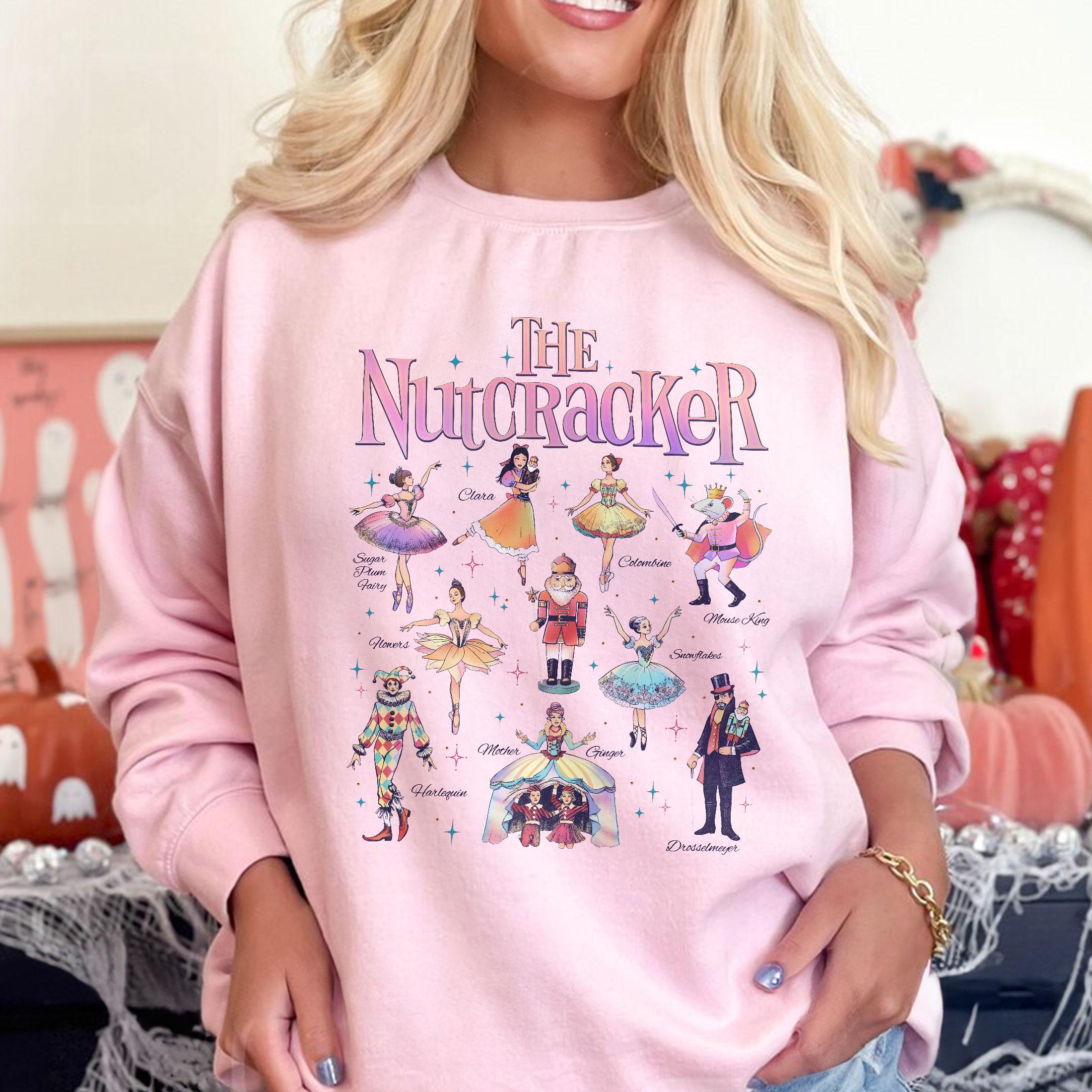 Nutcracker Ballet Christmas Sweatshirt – Holiday Nutcracker Crewneck for Women
