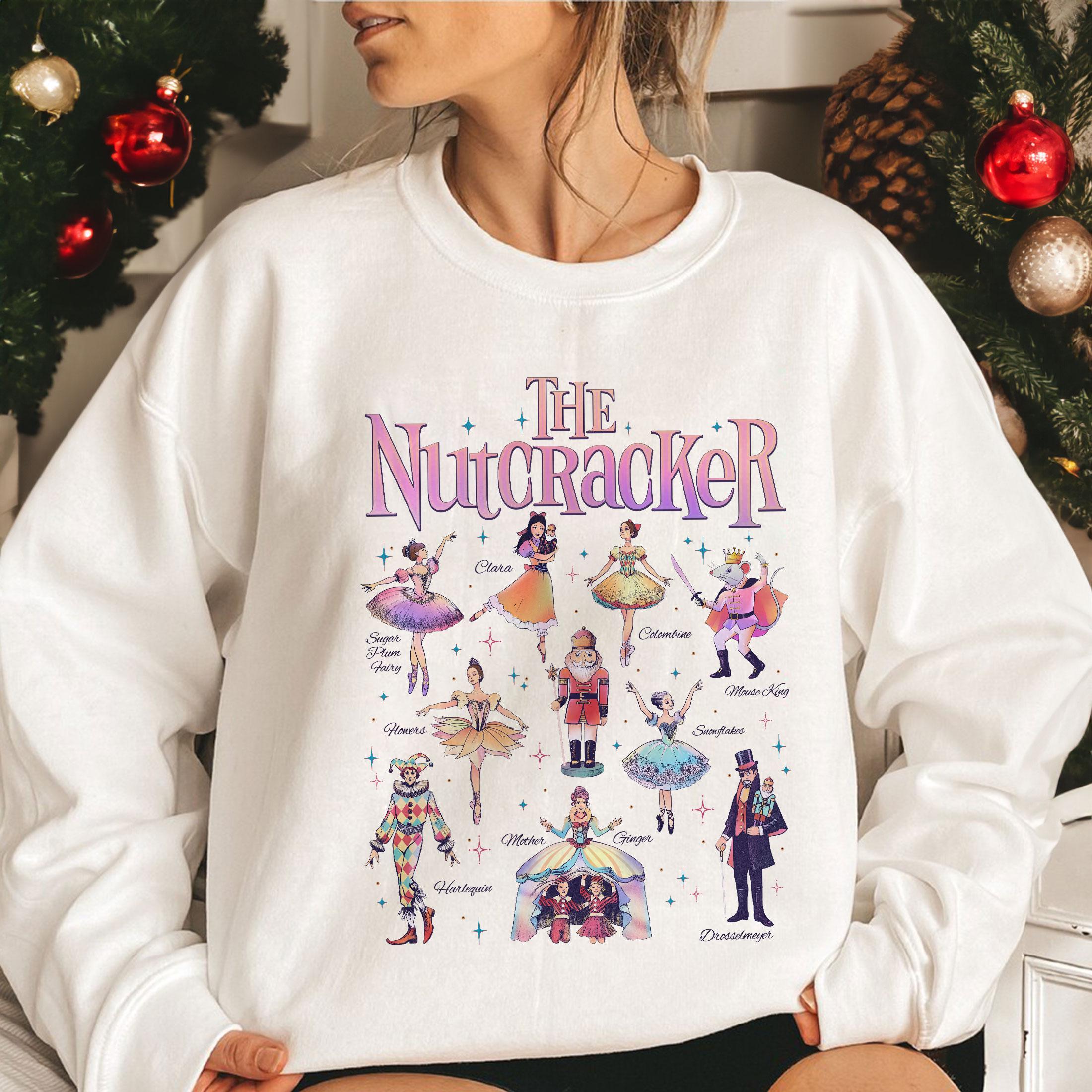 Nutcracker Ballet Christmas Sweatshirt – Holiday Nutcracker Crewneck for Women