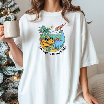The Vibes Are In Shambles T-Shirt - Funny Sarcastic Meme Graphic Tee