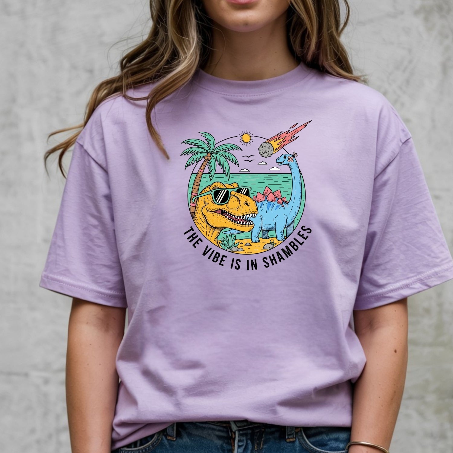 The Vibes Are In Shambles T-Shirt - Funny Sarcastic Meme Graphic Tee