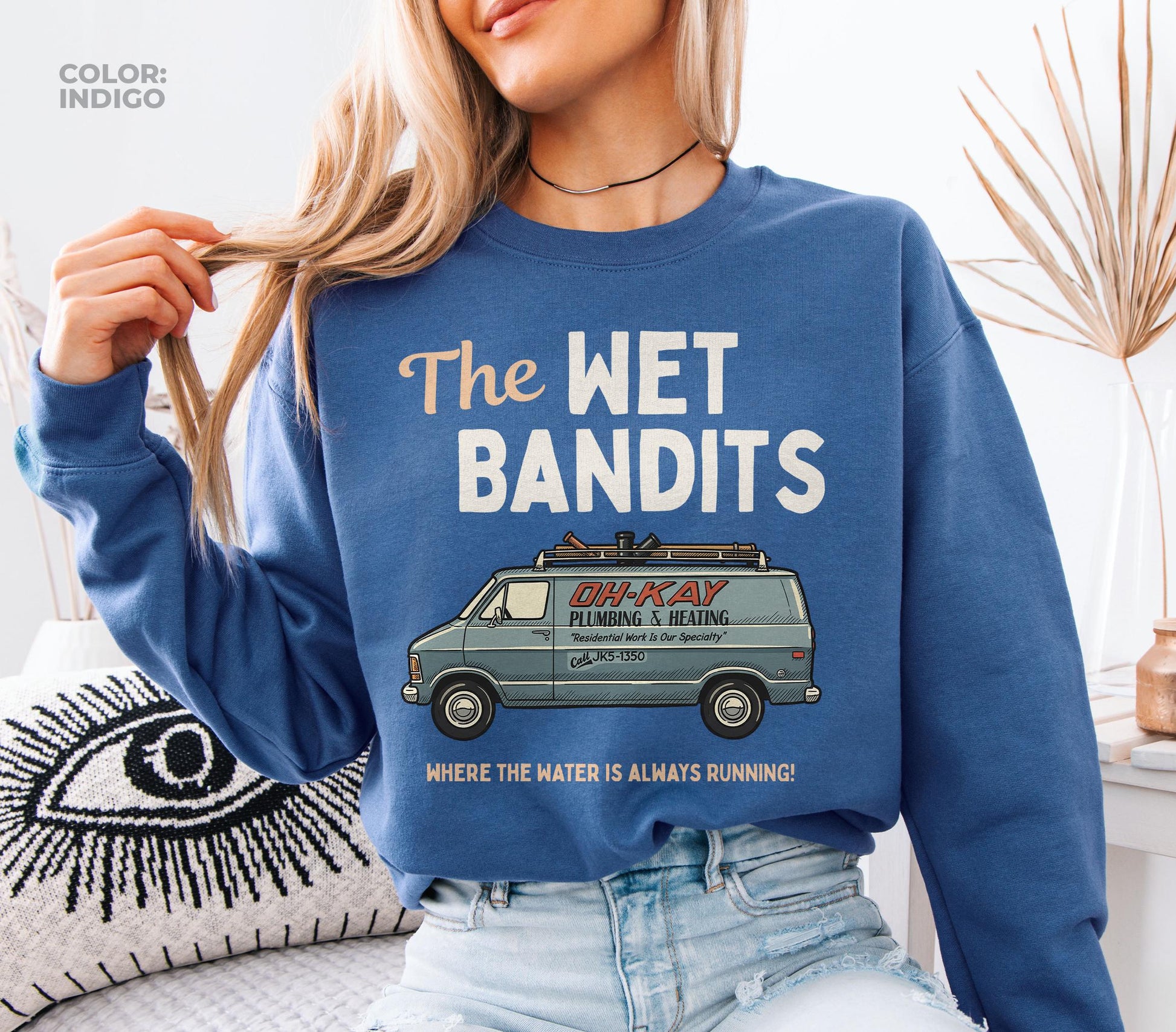 The Wet Bandits Christmas Sweatshirt – Funny Home Alone–Inspired 90s Xmas Movie Tee, Retro Holiday Gift