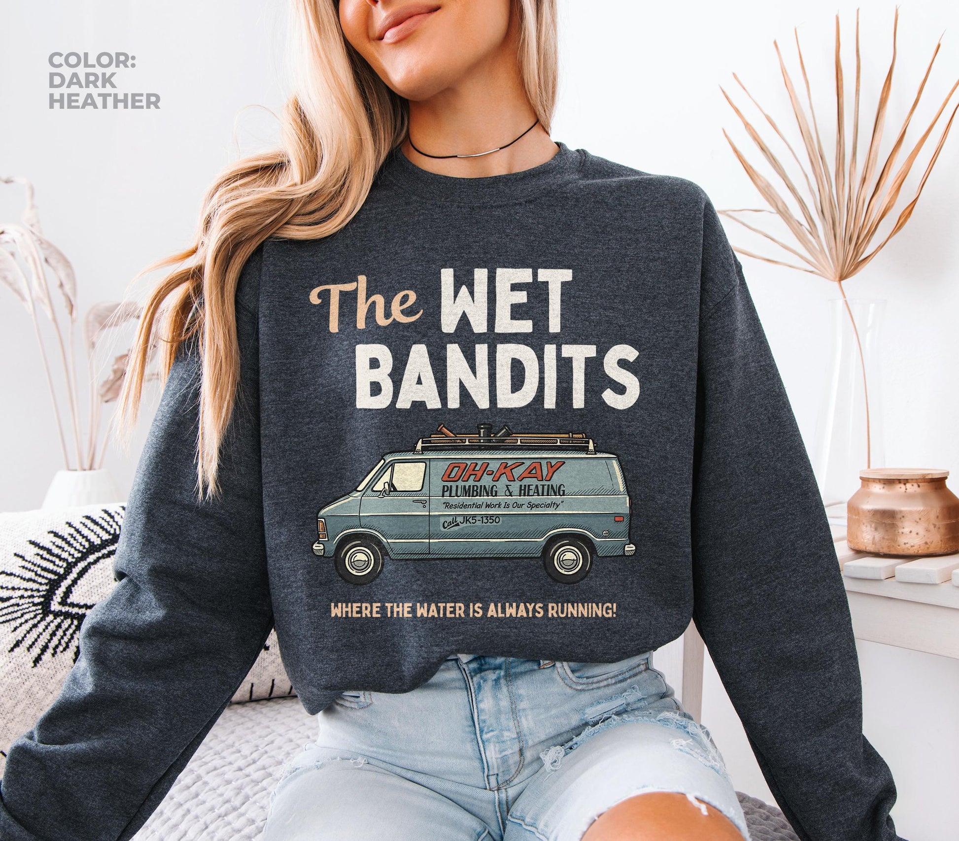 The Wet Bandits Christmas Sweatshirt – Funny Home Alone–Inspired 90s Xmas Movie Tee, Retro Holiday Gift