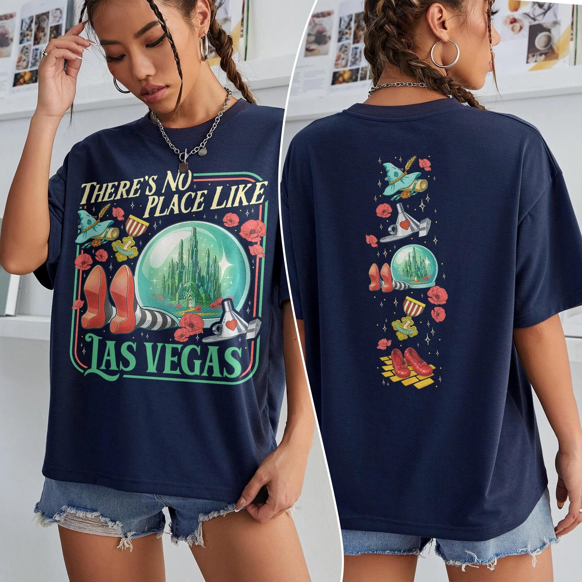 The Wonderful Wizard Sweatshirt – No Place Like Las Vegas Tee, Yellow Brick Road Inspired Crewneck