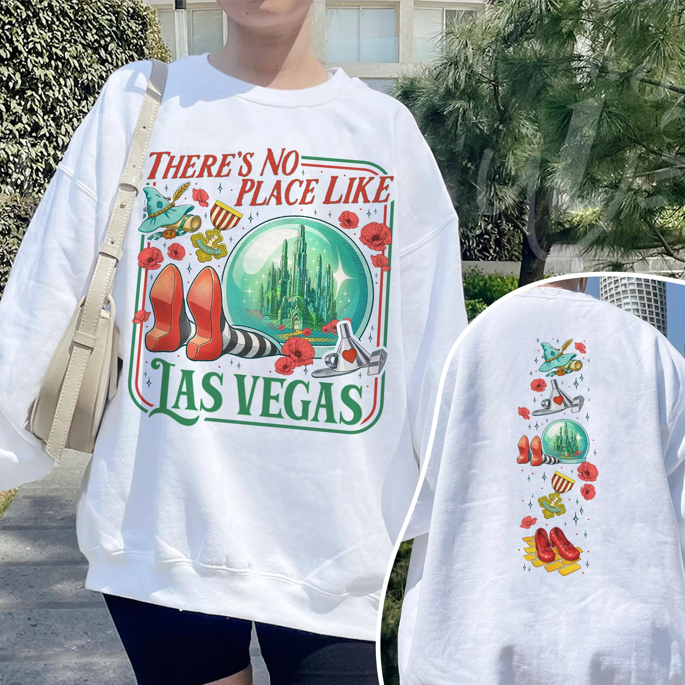 The Wonderful Wizard Sweatshirt – No Place Like Las Vegas Tee, Yellow Brick Road Inspired Crewneck