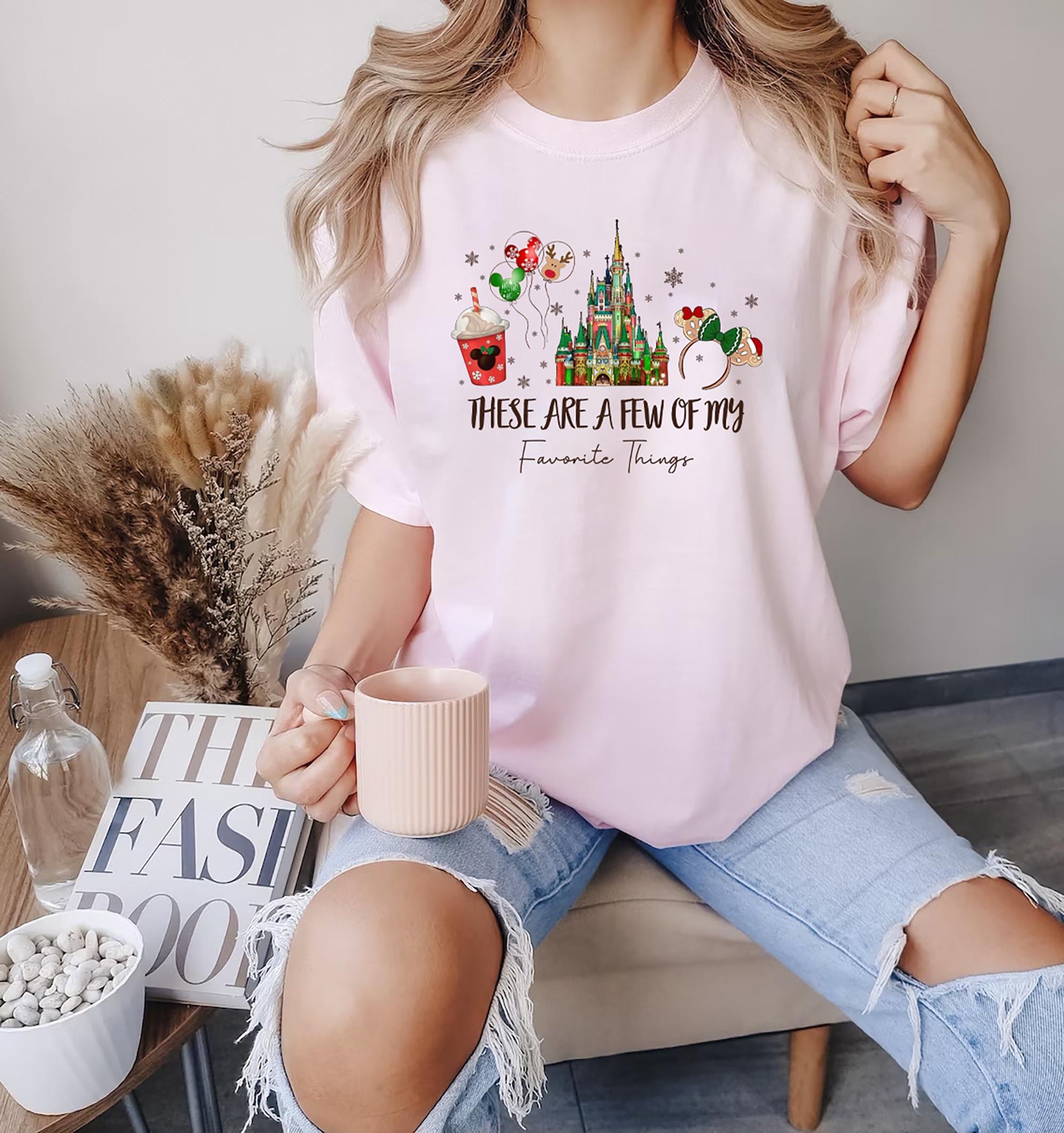 These Are a Few of My Favorite Things Christmas Shirt – Cute Holiday Snacks Tee, Festive Winter Trip Graphic
