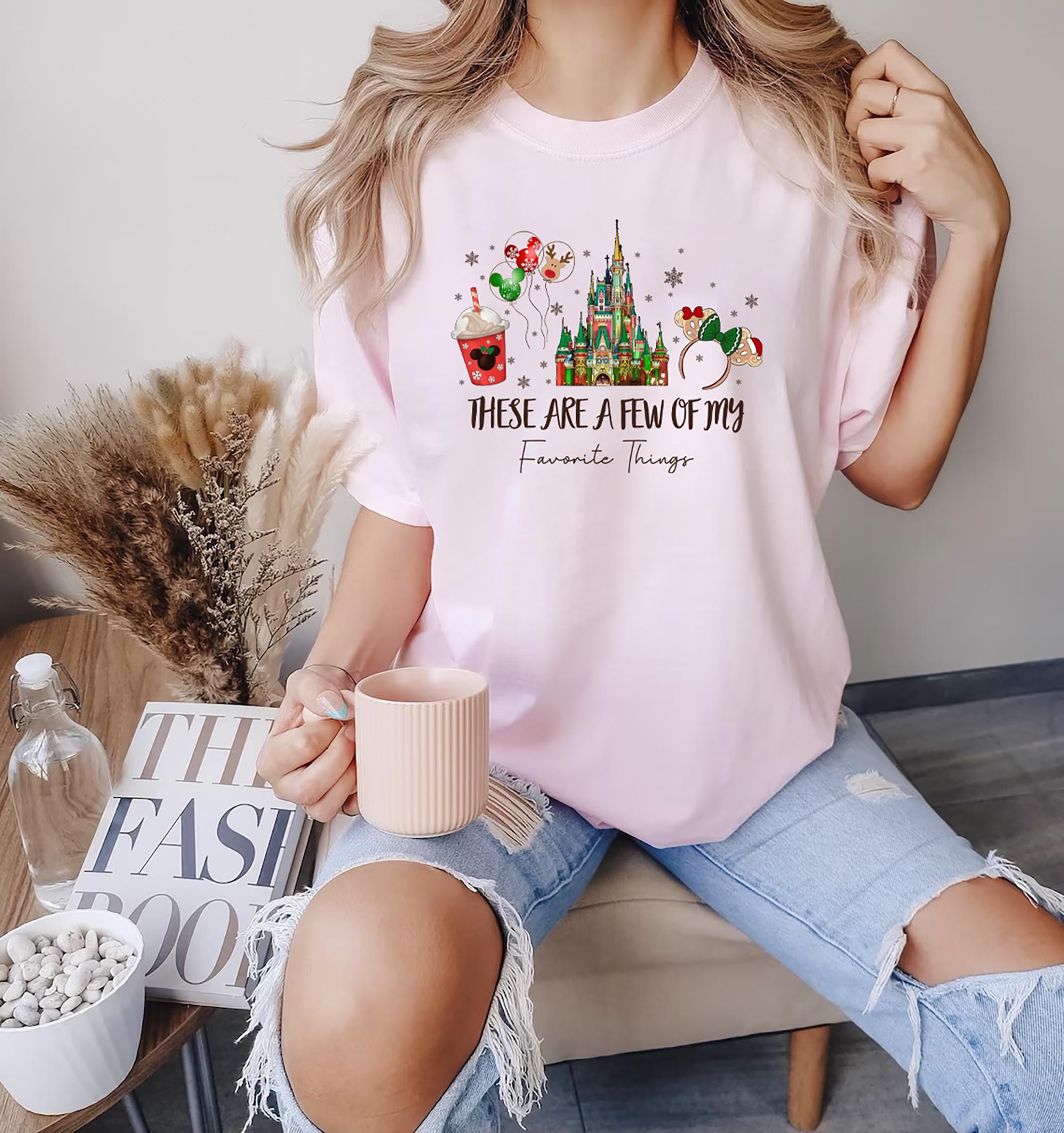 These Are a Few of My Favorite Things Christmas Shirt – Cute Holiday Snacks Tee, Festive Winter Trip Graphic