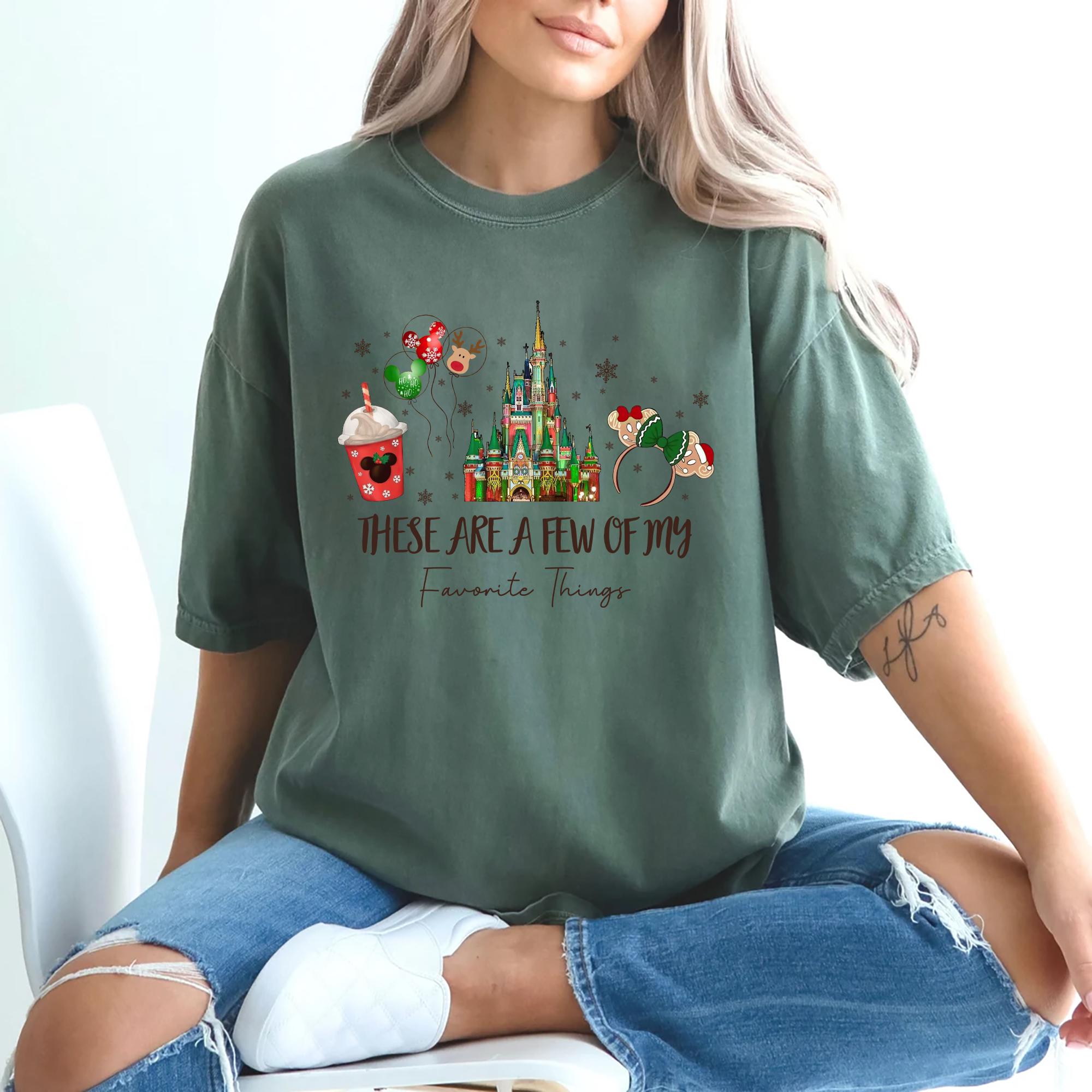 These Are a Few of My Favorite Things Christmas Shirt – Cute Holiday Snacks Tee, Festive Winter Trip Graphic