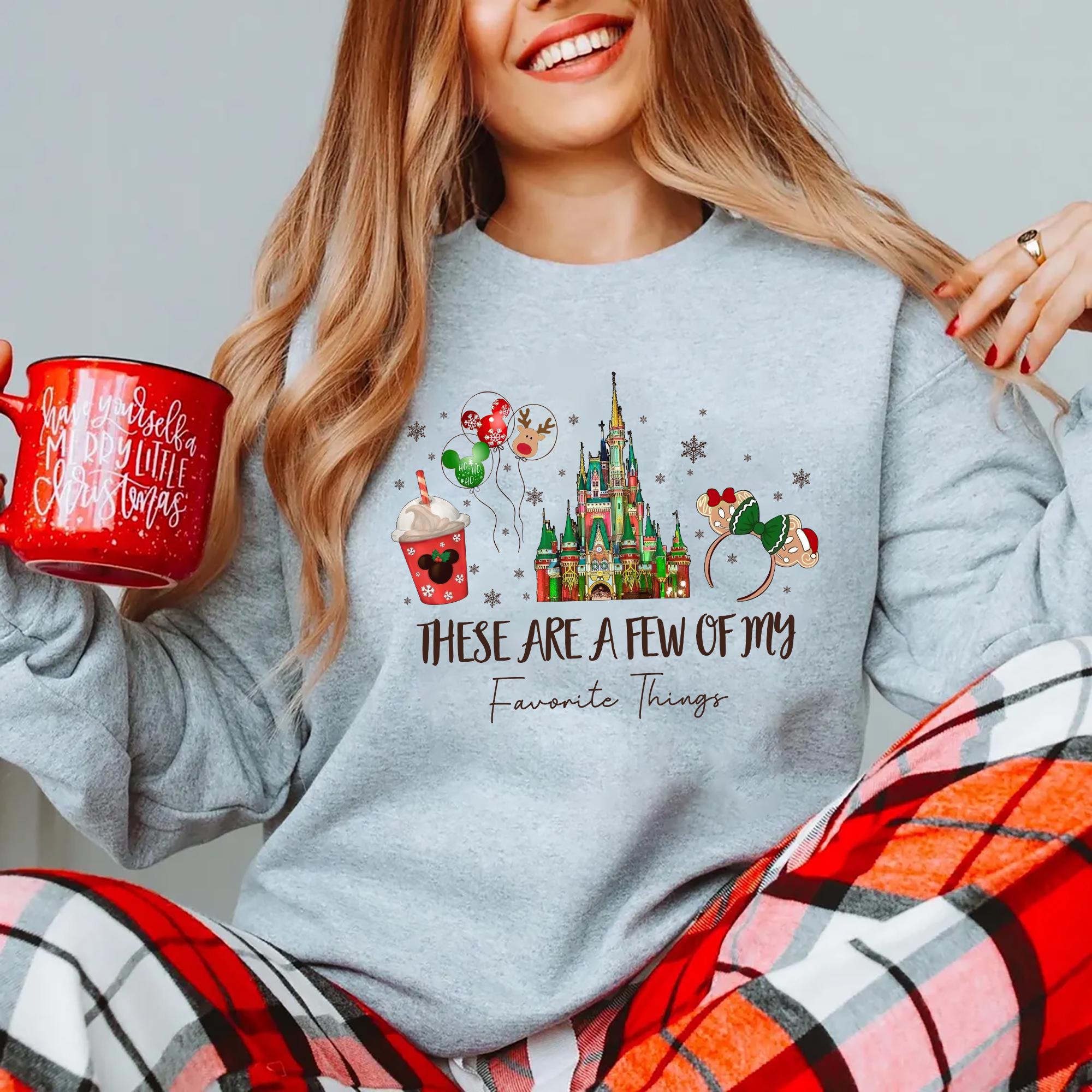 These Are a Few of My Favorite Things Christmas Shirt – Cute Holiday Snacks Tee, Festive Winter Trip Graphic