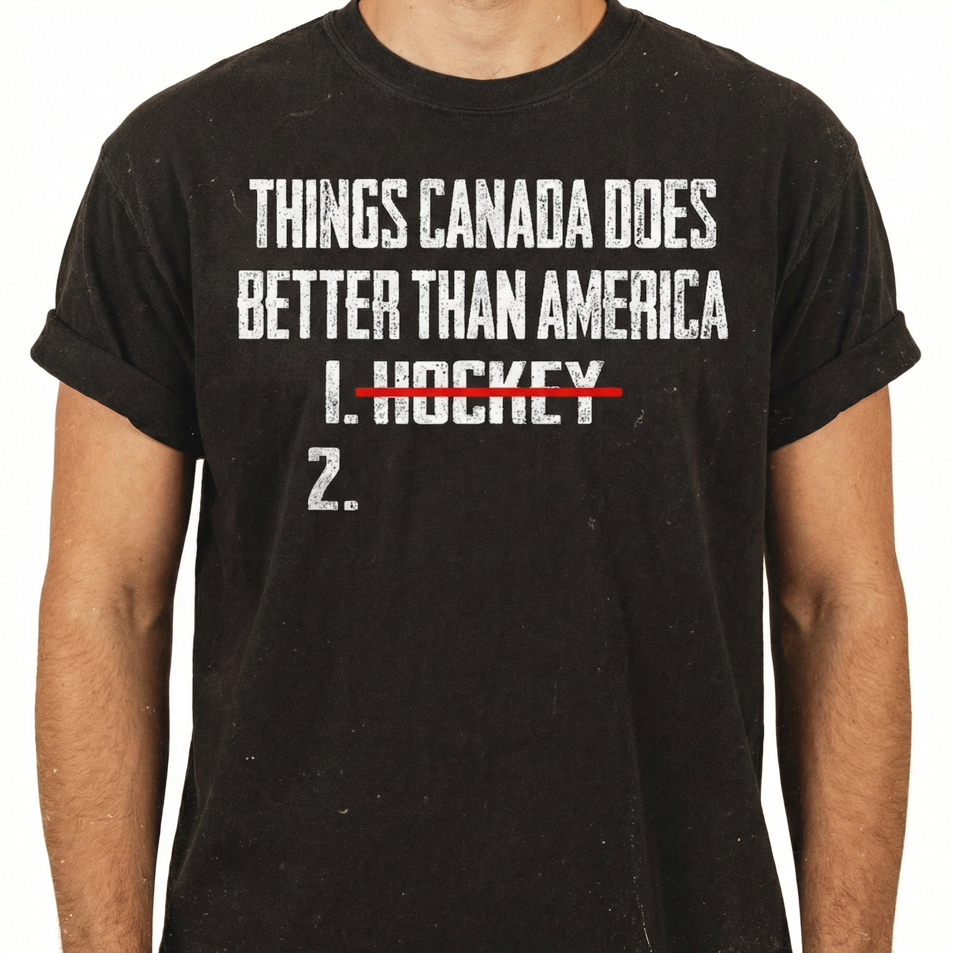 Things Canada Does Better Than America Shirt – Funny Hockey Graphic Tee