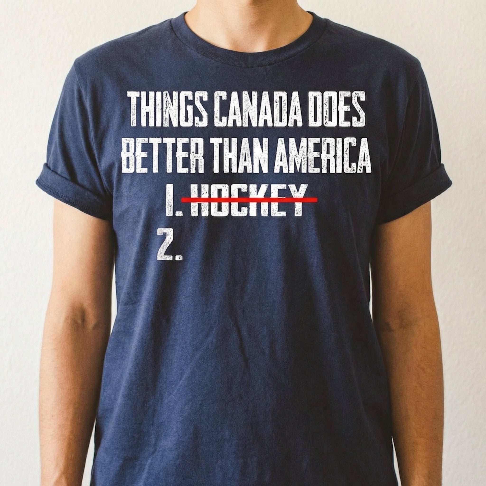 Things Canada Does Better Than America Shirt – Funny Hockey Graphic Tee