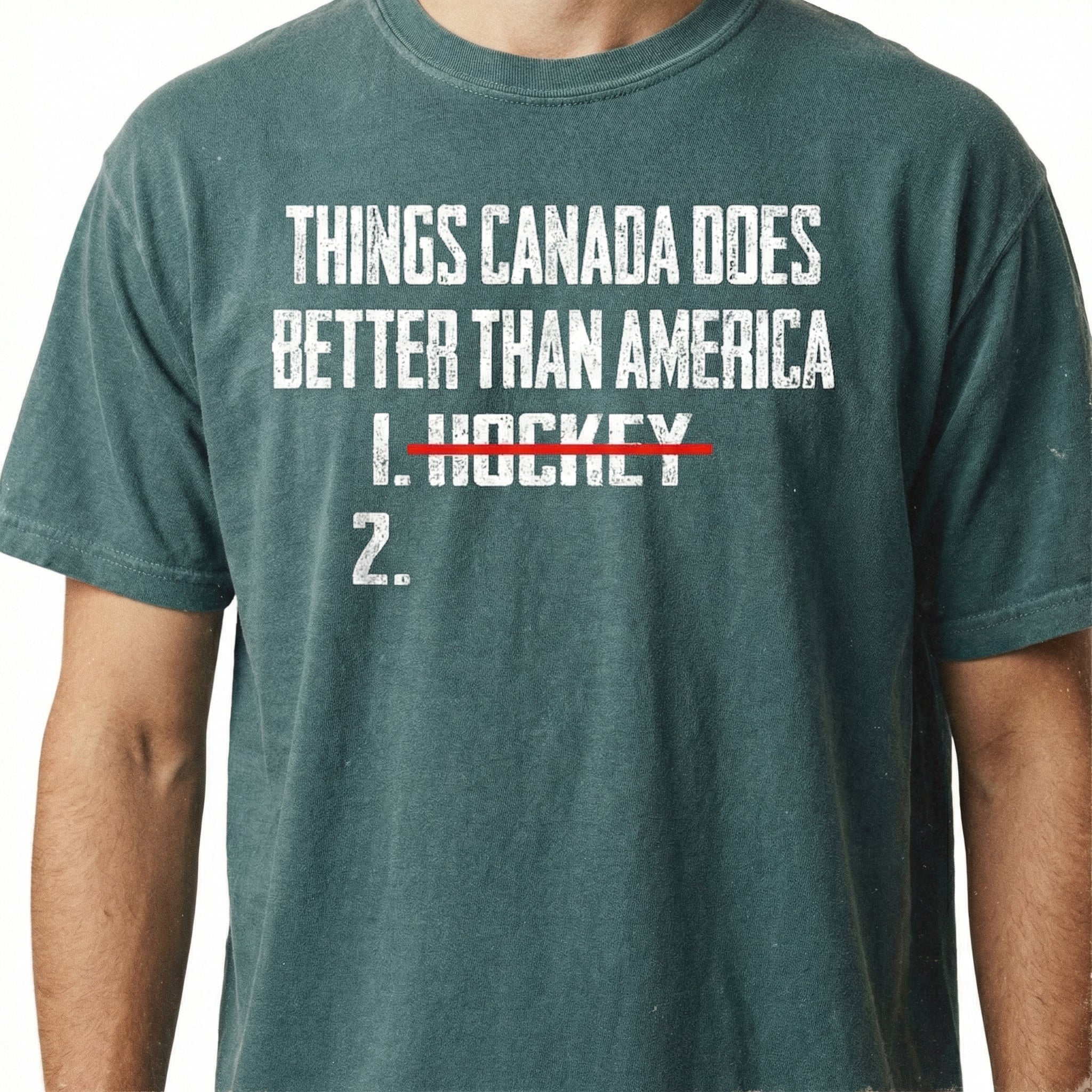 Things Canada Does Better Than America Shirt – Funny Hockey Graphic Tee