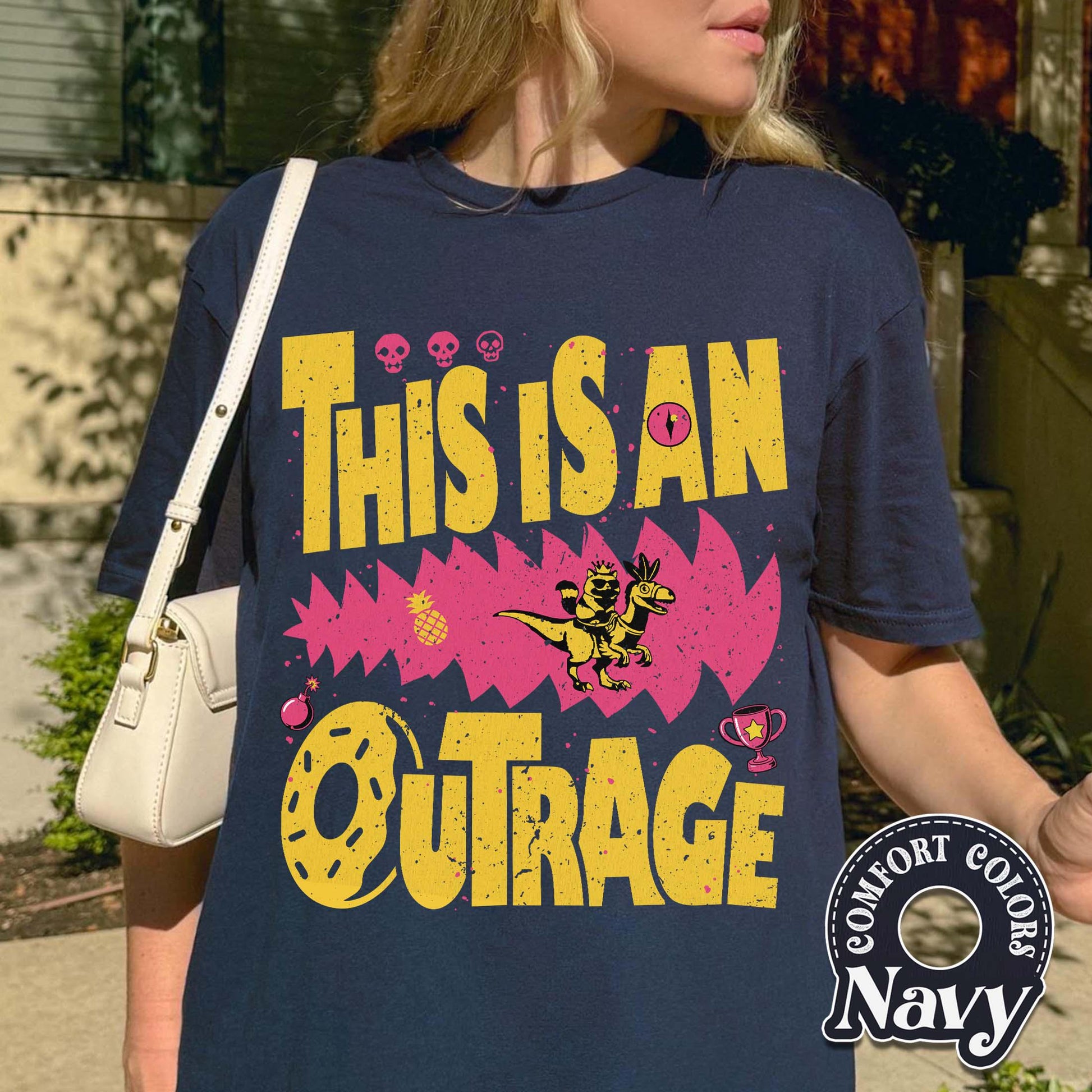 This Is an Outrage Shirt – Princess Donut Cat Inspired Tee for LitRPG Fans