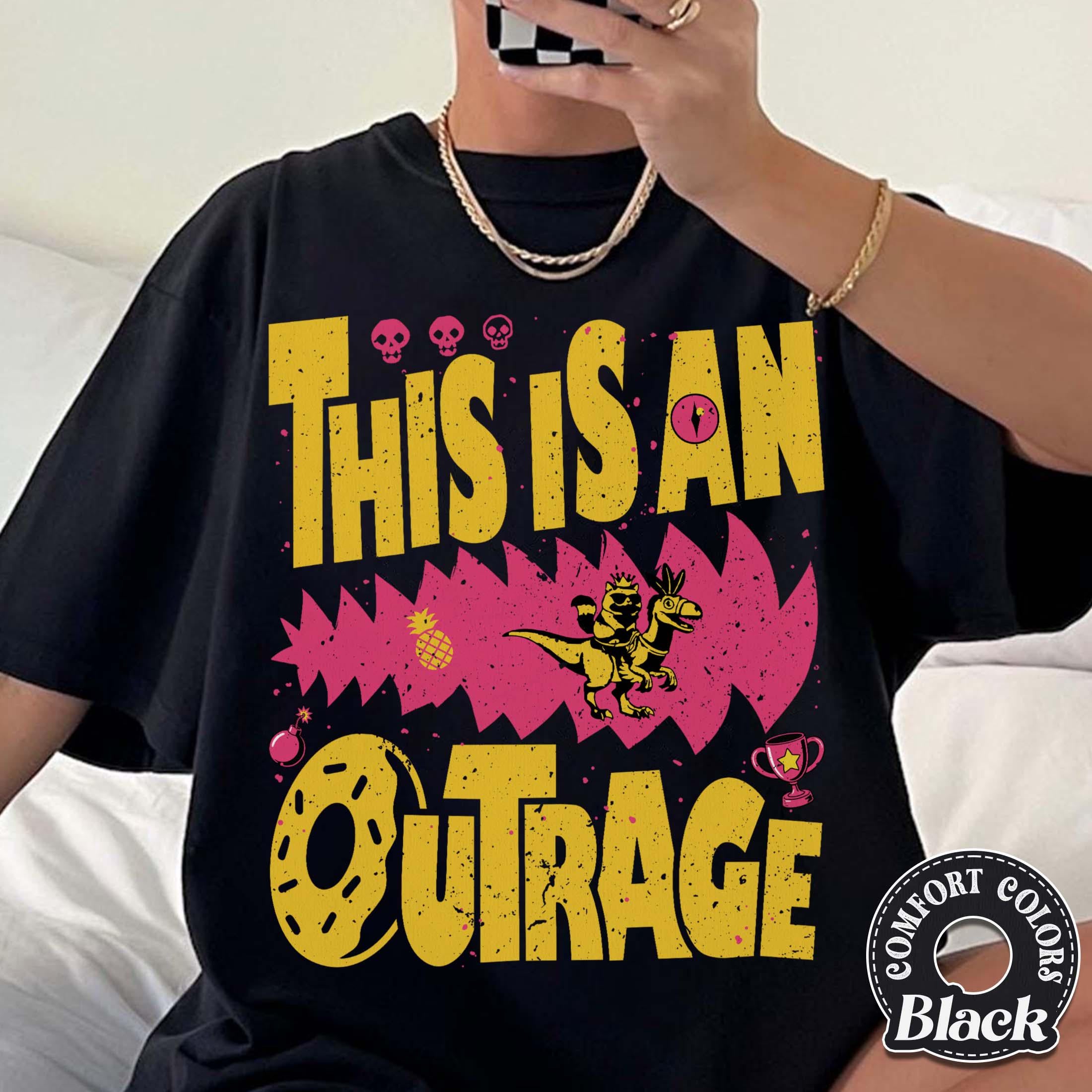 This Is an Outrage Shirt – Princess Donut Cat Inspired Tee for LitRPG Fans