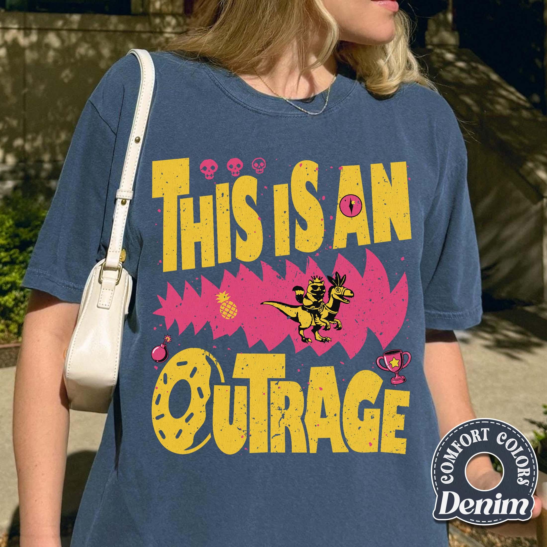 This Is an Outrage Shirt – Princess Donut Cat Inspired Tee for LitRPG Fans