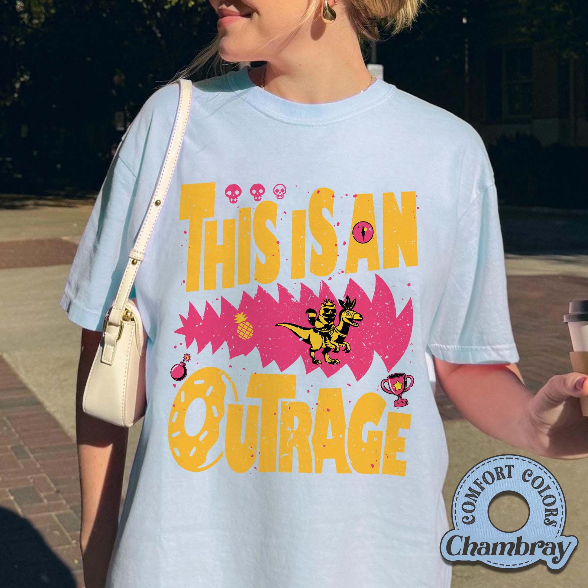 This Is an Outrage Shirt – Princess Donut Cat Inspired Tee for LitRPG Fans