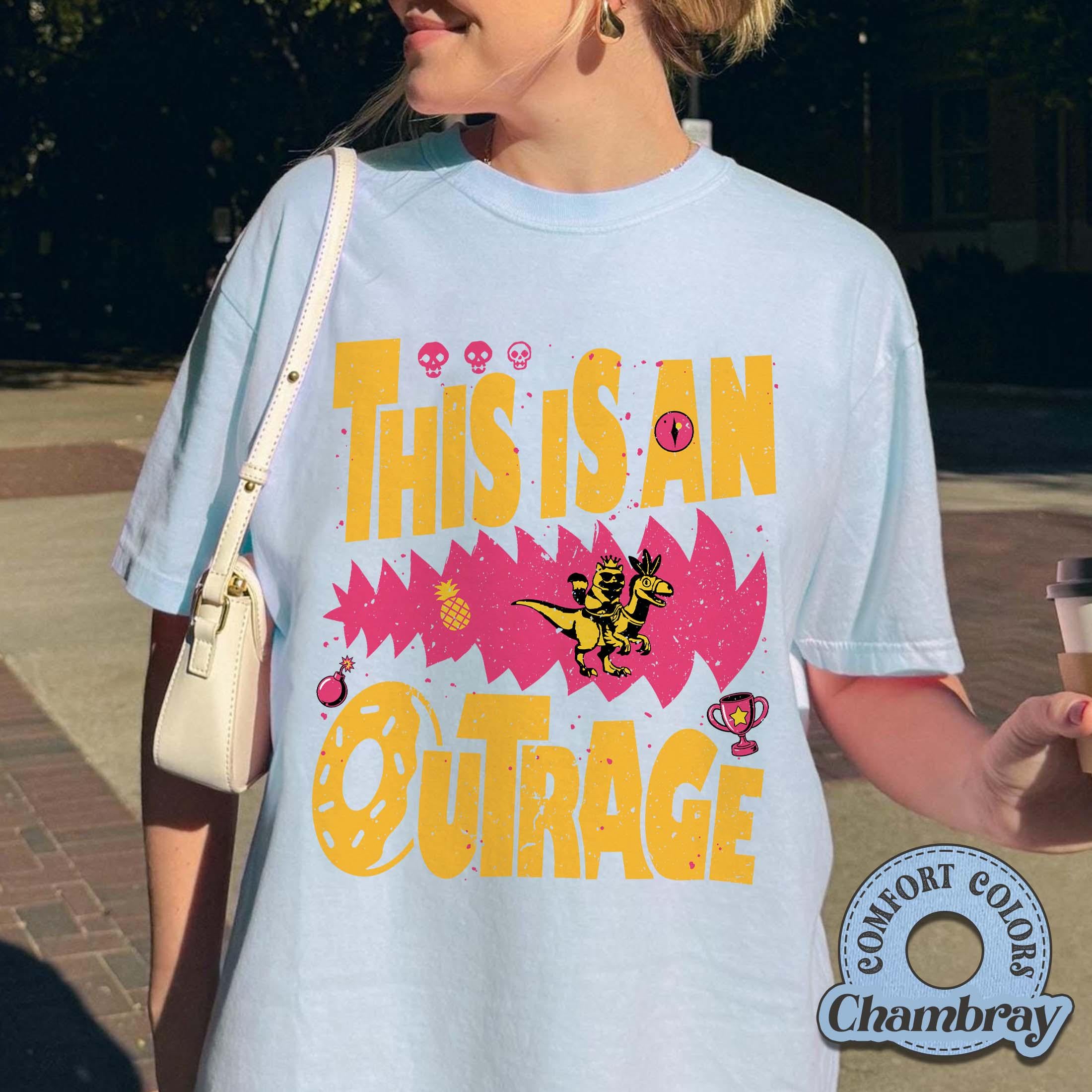 This Is an Outrage Shirt – Princess Donut Cat Inspired Tee for LitRPG Fans