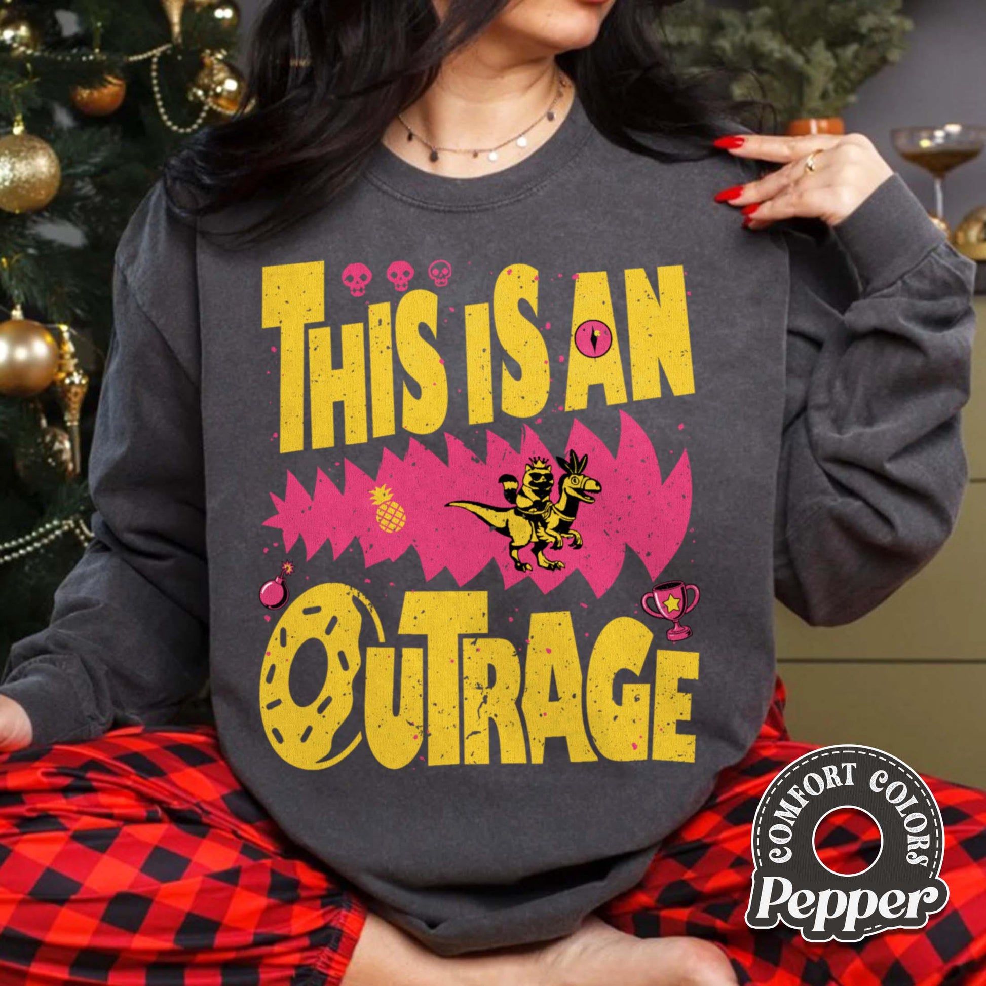 This Is an Outrage Shirt – Princess Donut Cat Inspired Tee for LitRPG Fans