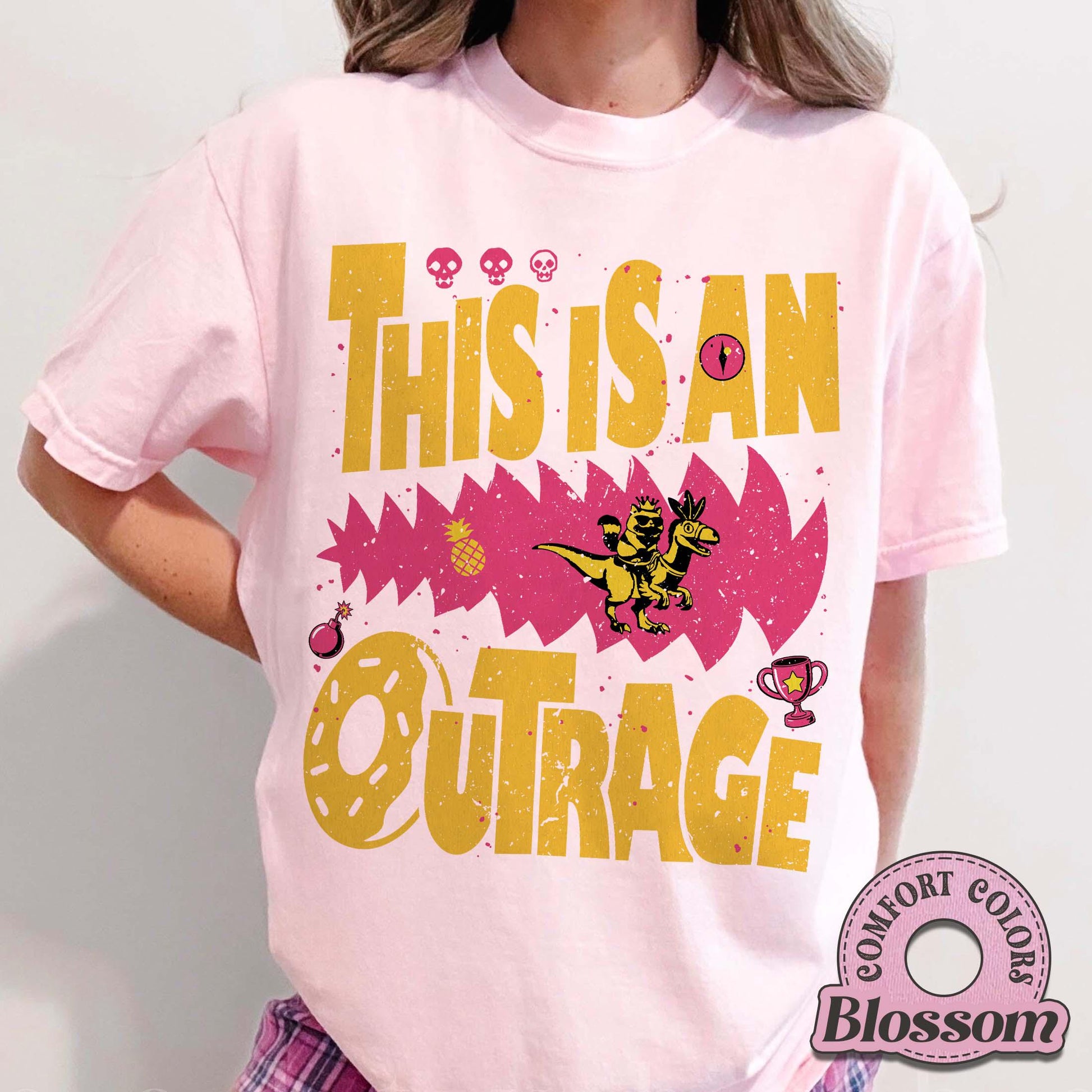 This Is an Outrage Shirt – Princess Donut Cat Inspired Tee for LitRPG Fans