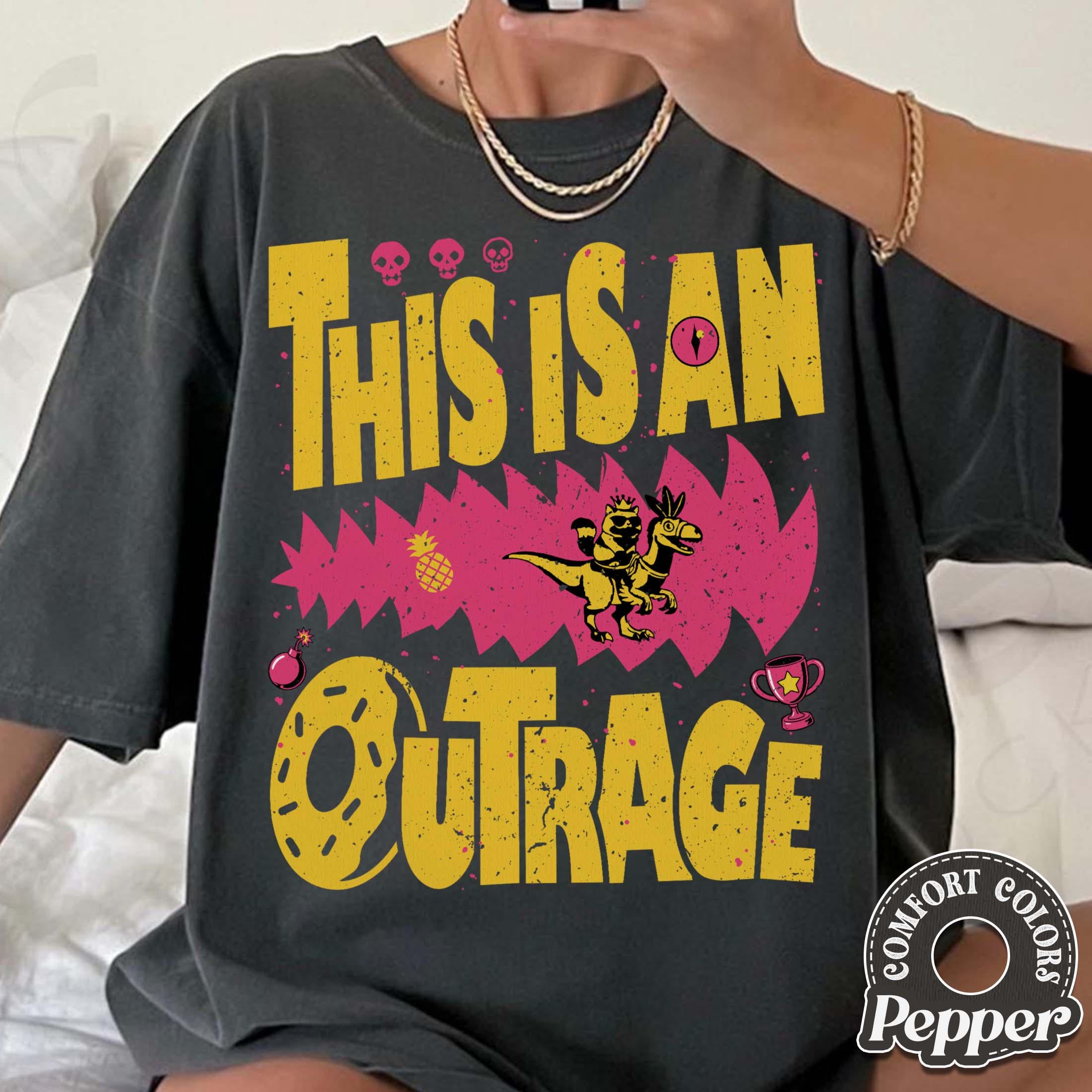 This Is an Outrage Shirt – Princess Donut Cat Inspired Tee for LitRPG Fans