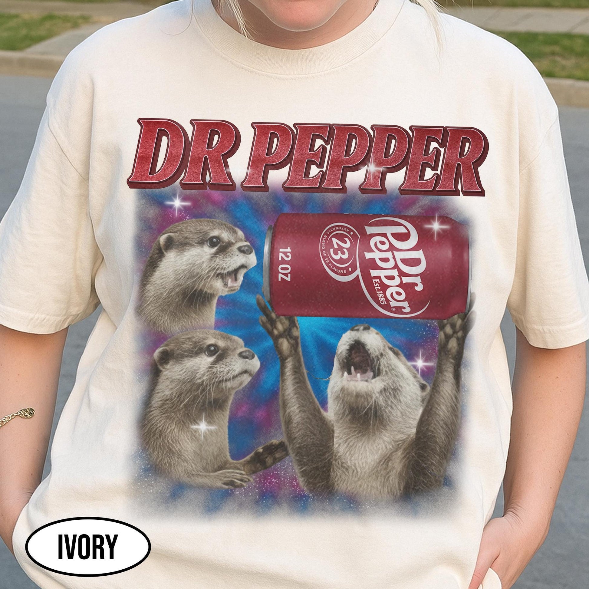 Three Otters Soda Bootleg Shirt - Funny Vintage Parody Graphic Tee