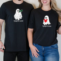 Tipsy Love Ghost Matching T-Shirts For Couples