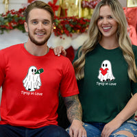 Tipsy Love Ghost Matching T-Shirts For Couples