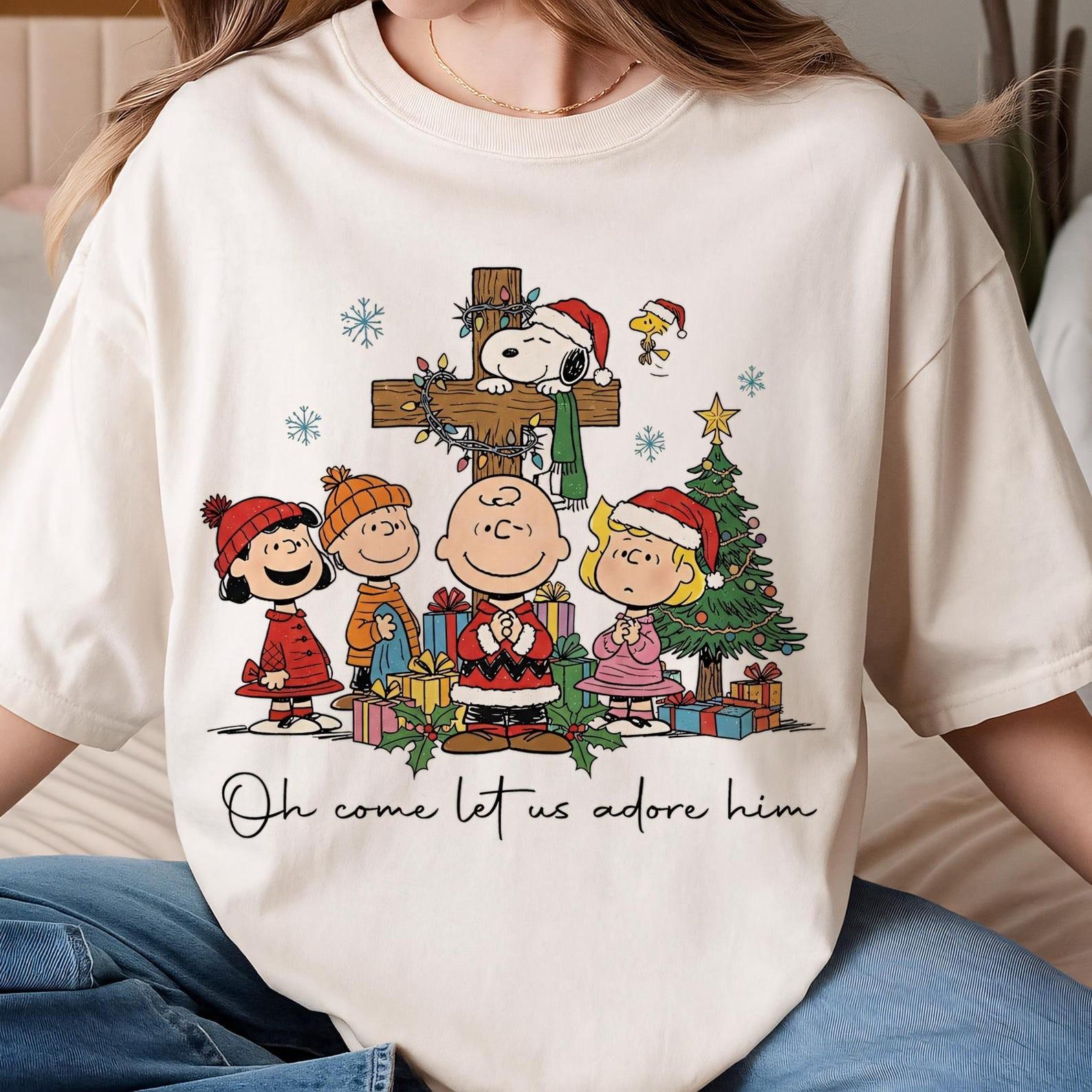 Tis the Season Cartoon Dog Christmas T-Shirt – Cute Holiday Friend Tee
