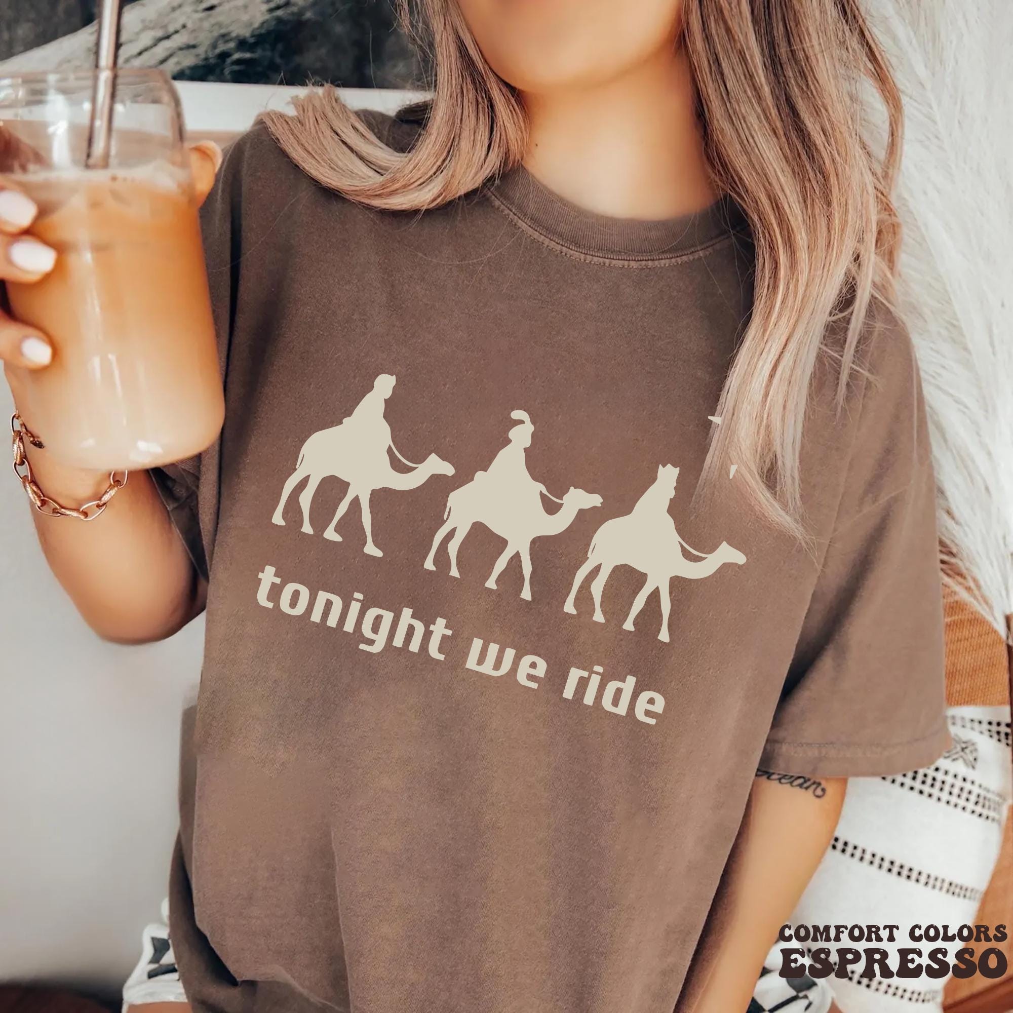 Tonight We Ride Christmas Shirt – Faith Based T-Shirt, Three Wise Men Christian Tee, Religious Christmas Gift
