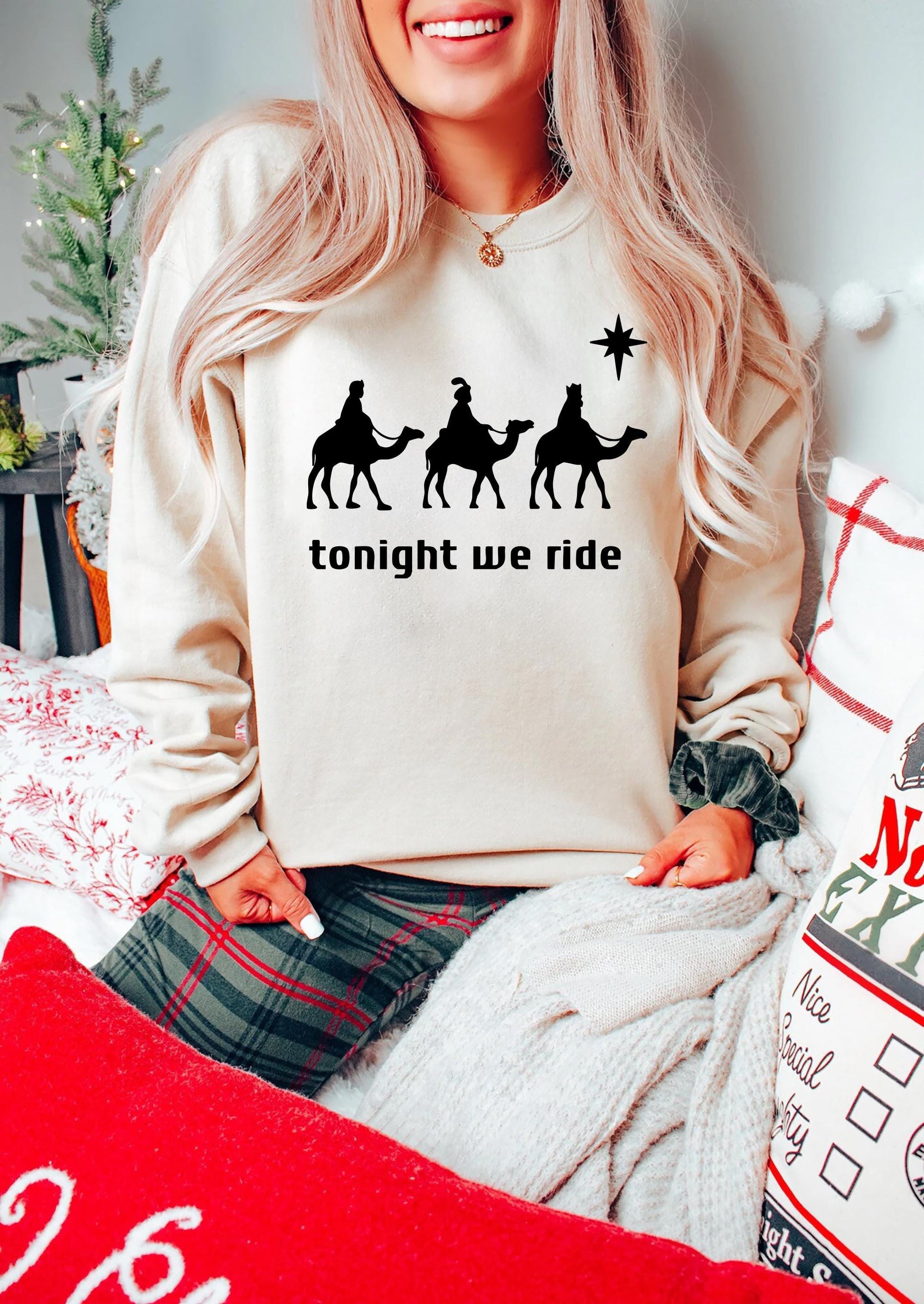 Tonight We Ride Christmas Shirt – Faith Based T-Shirt, Three Wise Men Christian Tee, Religious Christmas Gift