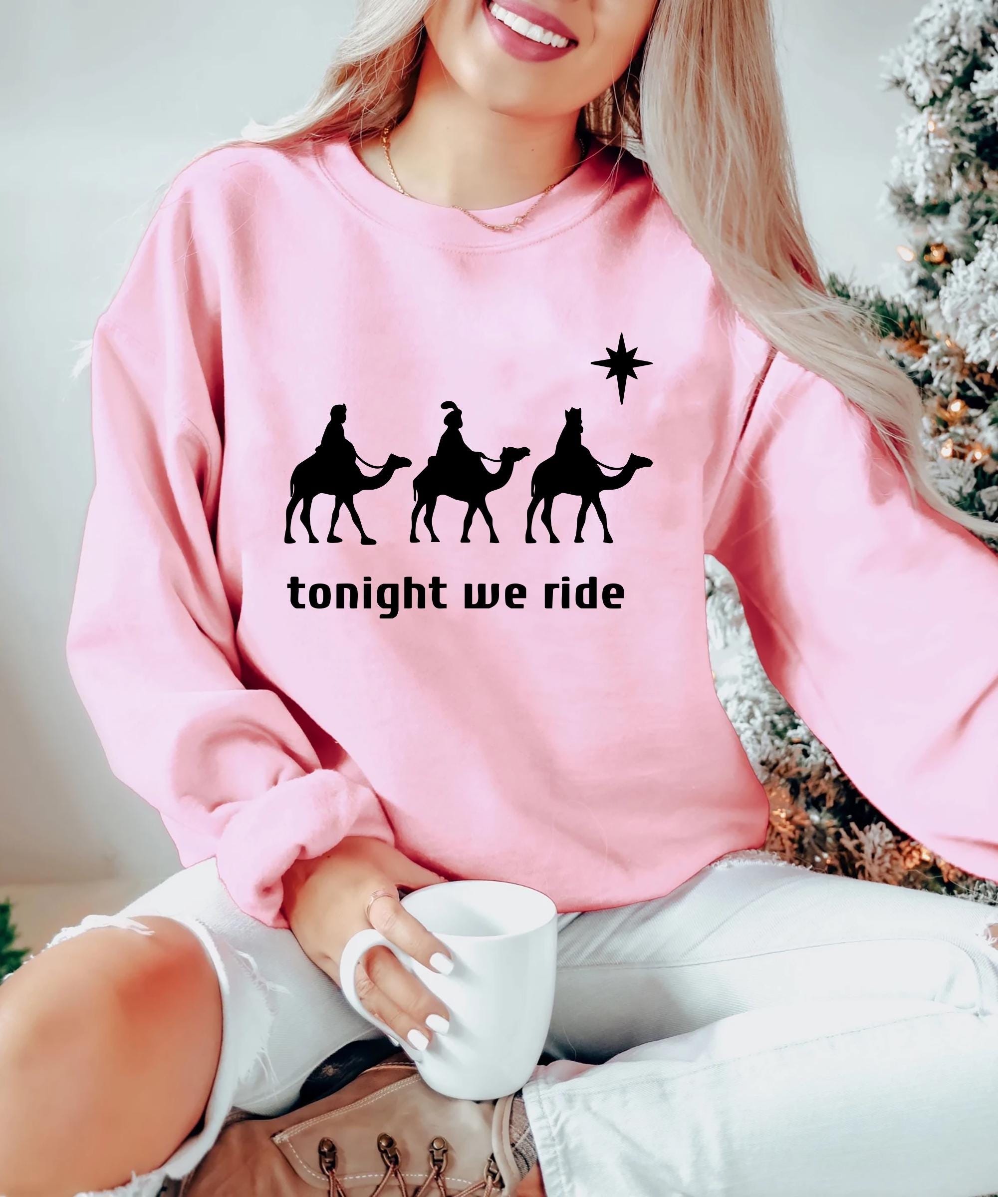 Tonight We Ride Christmas Shirt – Faith Based T-Shirt, Three Wise Men Christian Tee, Religious Christmas Gift