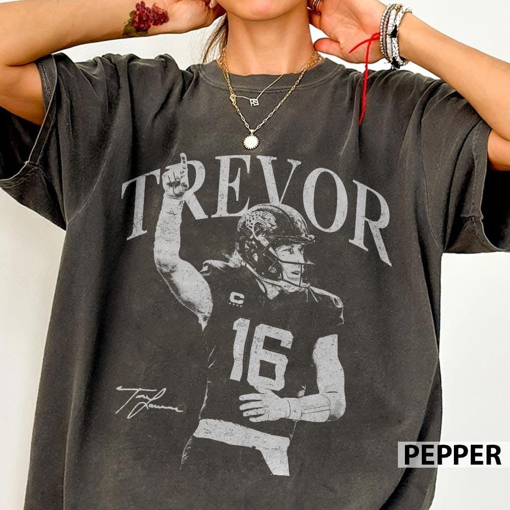 Trevor Vintage Football Graphic T-Shirt - Retro Game Day Fan Tee