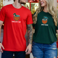 Tropical Vibes Matching T-Shirts For Couples