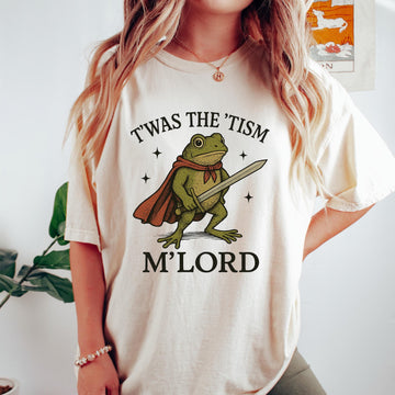 Funny Frog Meme Graphic T-Shirt - Sarcastic Medieval Humor Tee