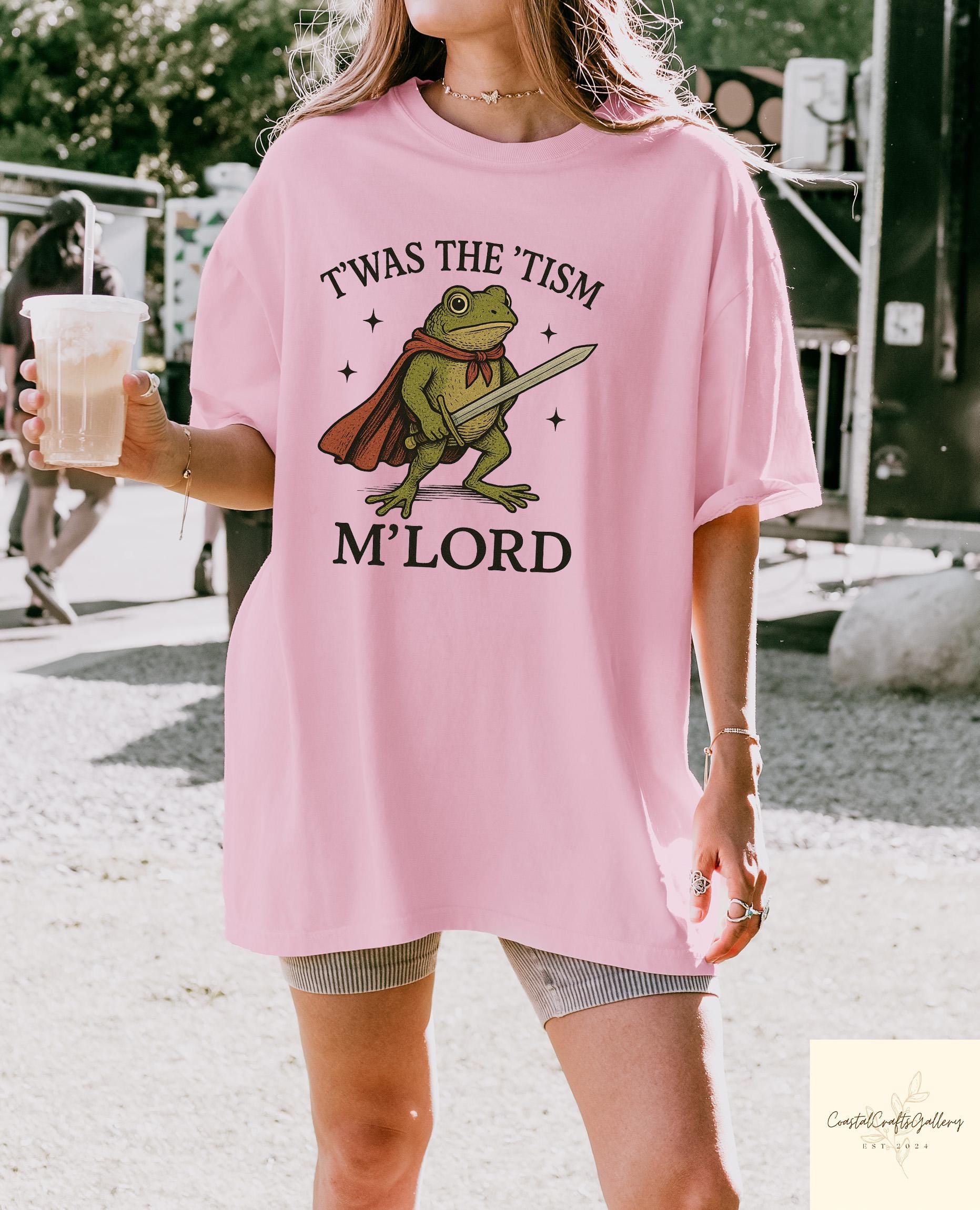 Funny Frog Meme Graphic T-Shirt - Sarcastic Medieval Humor Tee