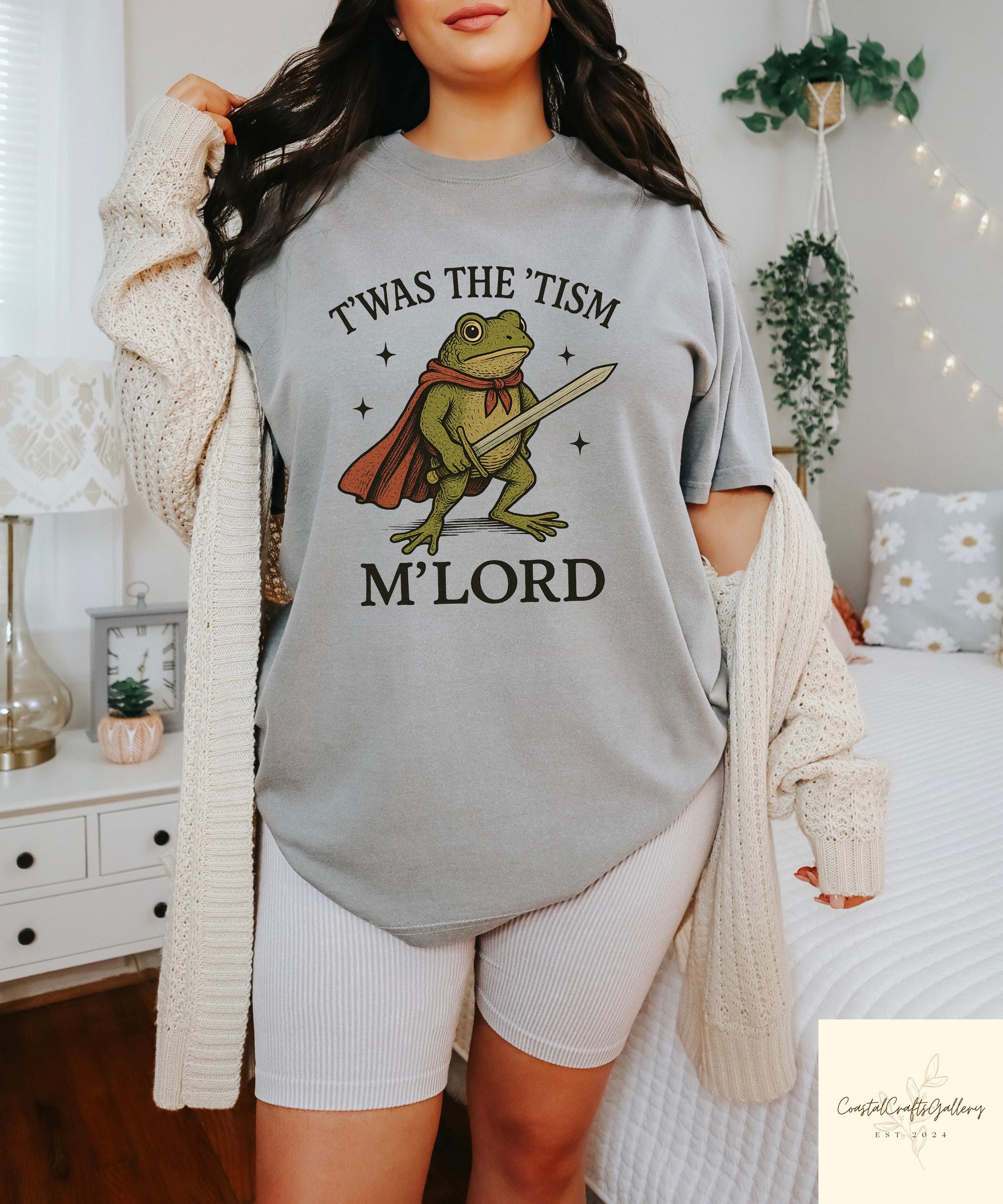 Funny Frog Meme Graphic T-Shirt - Sarcastic Medieval Humor Tee