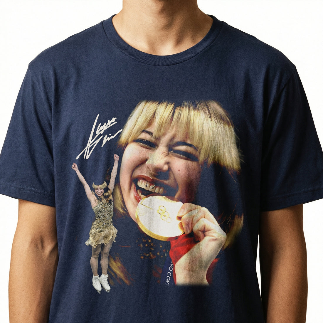 USA Gold Medal Alysa Liu Skating Shirt – Vintage 90s Retro Graphic T-Shirt