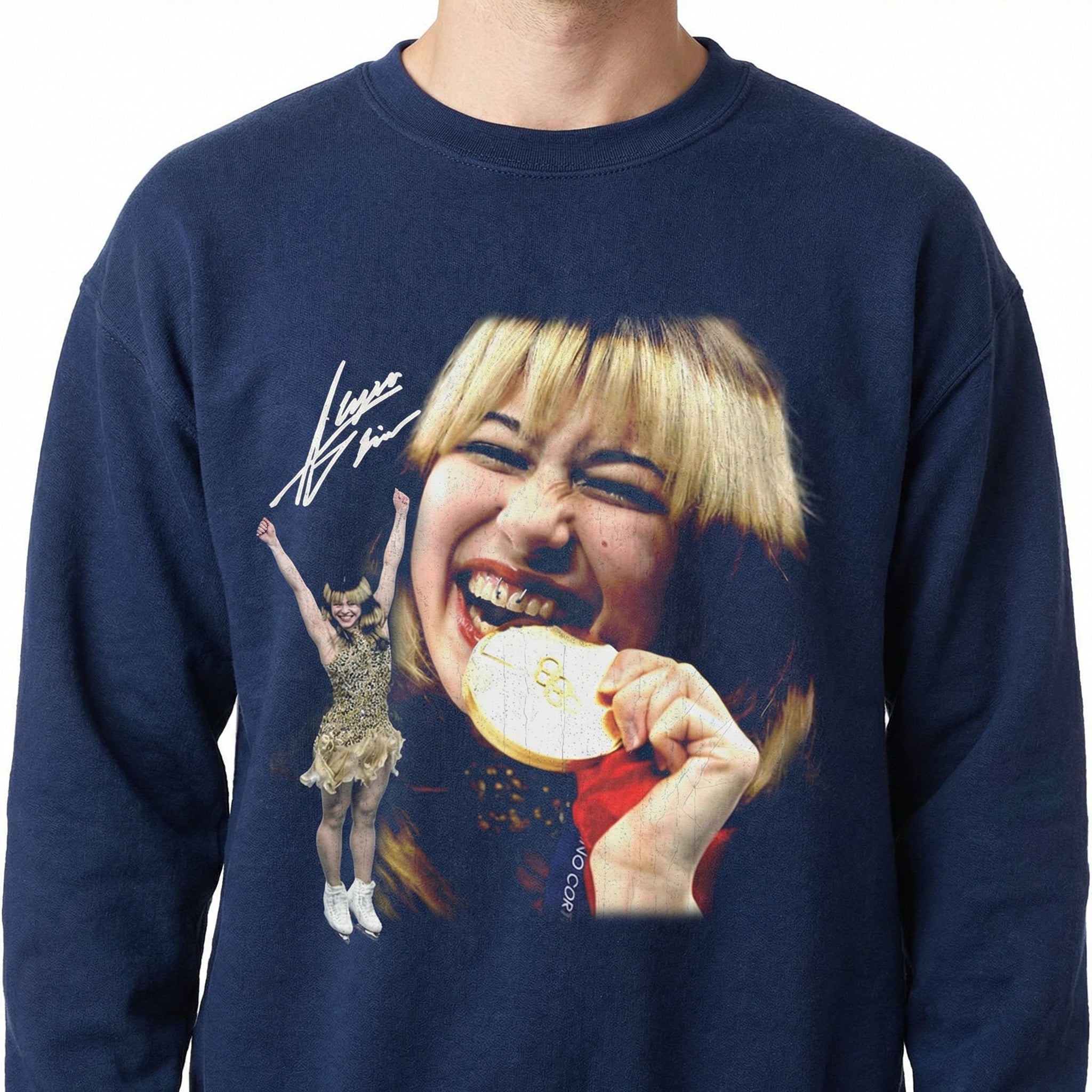 USA Gold Medal Alysa Liu Skating Shirt – Vintage 90s Retro Graphic T-Shirt