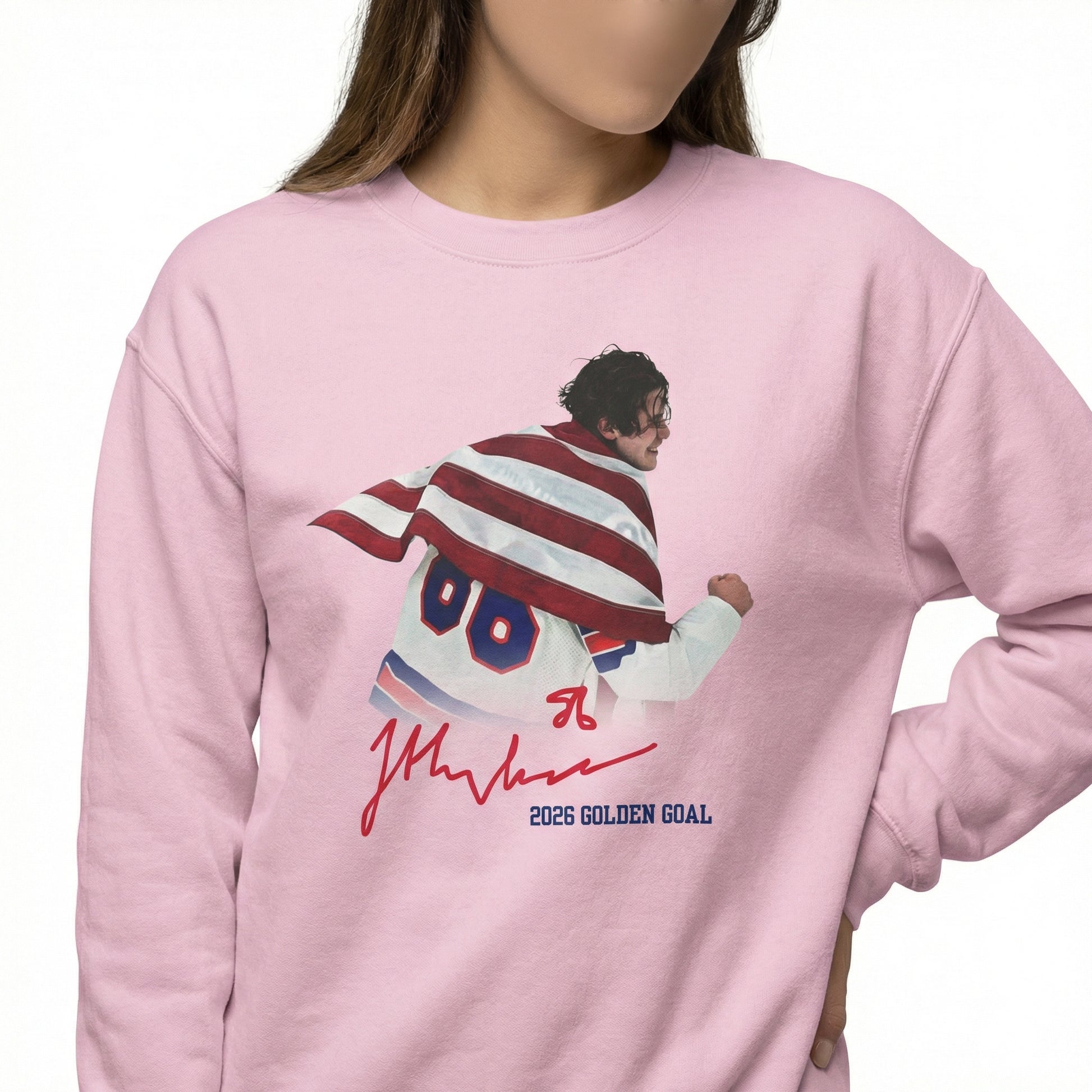 USA Golden Goal 2026 Hughes Hockey Shirt – Championship Graphic T-Shirt