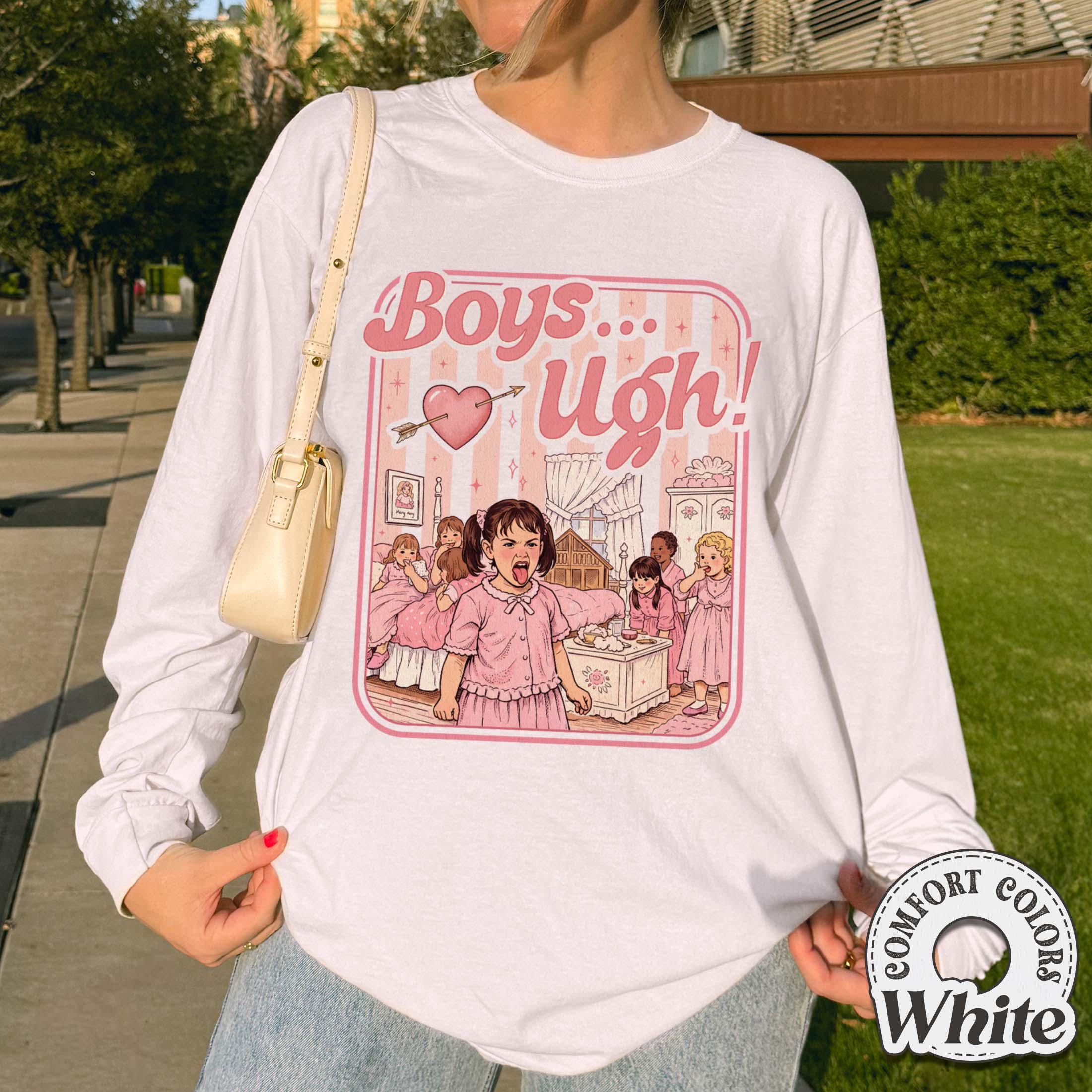 Ugh Funny Valentine T-Shirt – Retro 90s Style Quote Graphic Tee – Valentine’s Day Gift