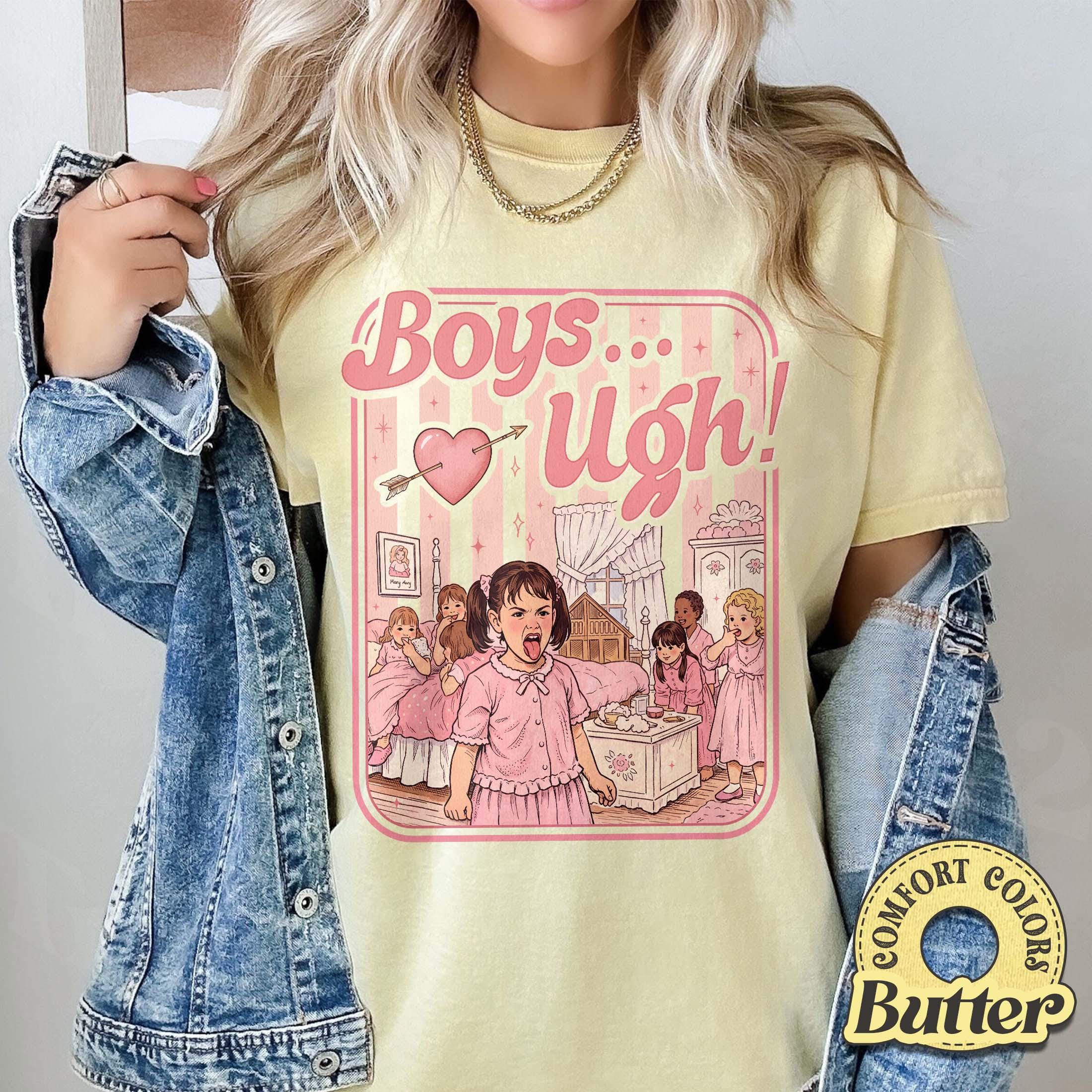 Ugh Funny Valentine T-Shirt – Retro 90s Style Quote Graphic Tee – Valentine’s Day Gift