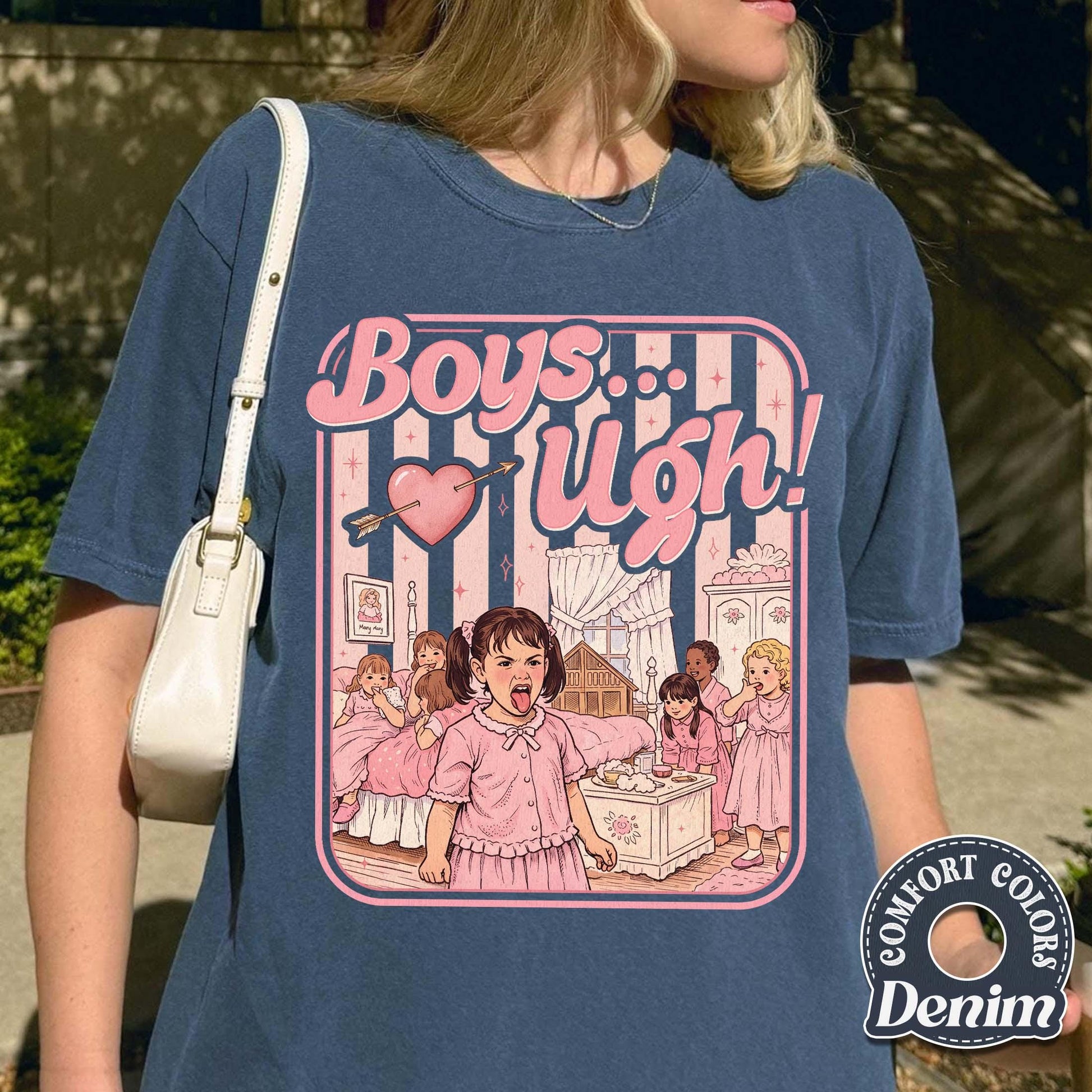 Ugh Funny Valentine T-Shirt – Retro 90s Style Quote Graphic Tee – Valentine’s Day Gift