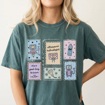 Ultrasound Technologist Shirt – Sonographer Coquette Graphic Tee