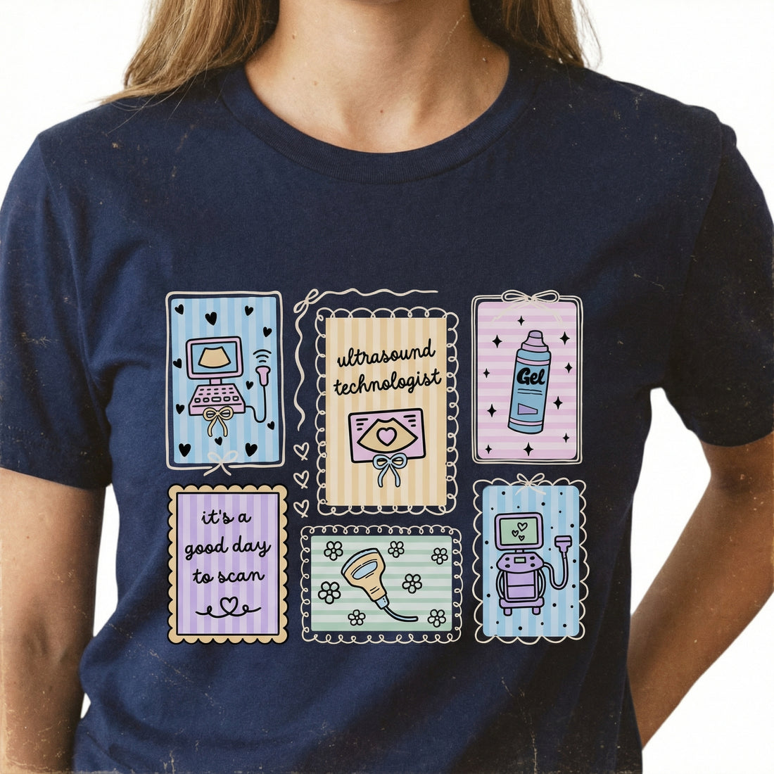 Ultrasound Technologist Shirt – Sonographer Coquette Graphic Tee