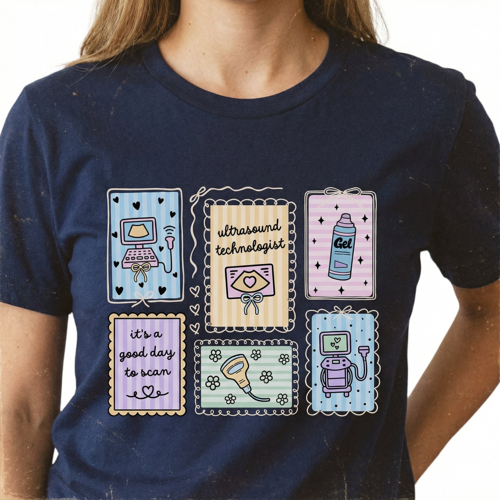 Ultrasound Technologist Shirt – Sonographer Coquette Graphic Tee